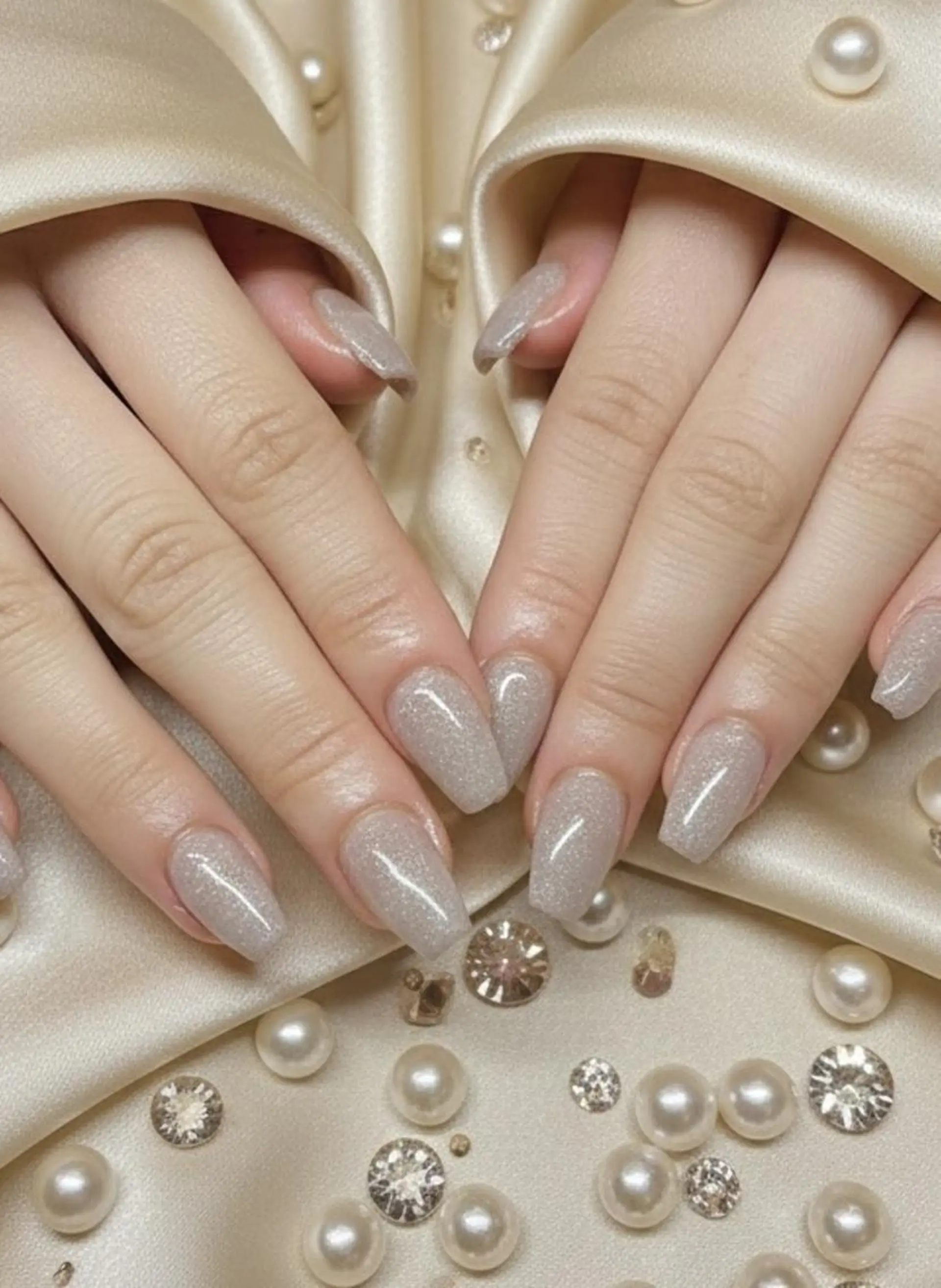 ネイル ラメ(グリッター) ショートネイル ハンドネイル 24時間営業 UNABOMBAのネイルデザイン