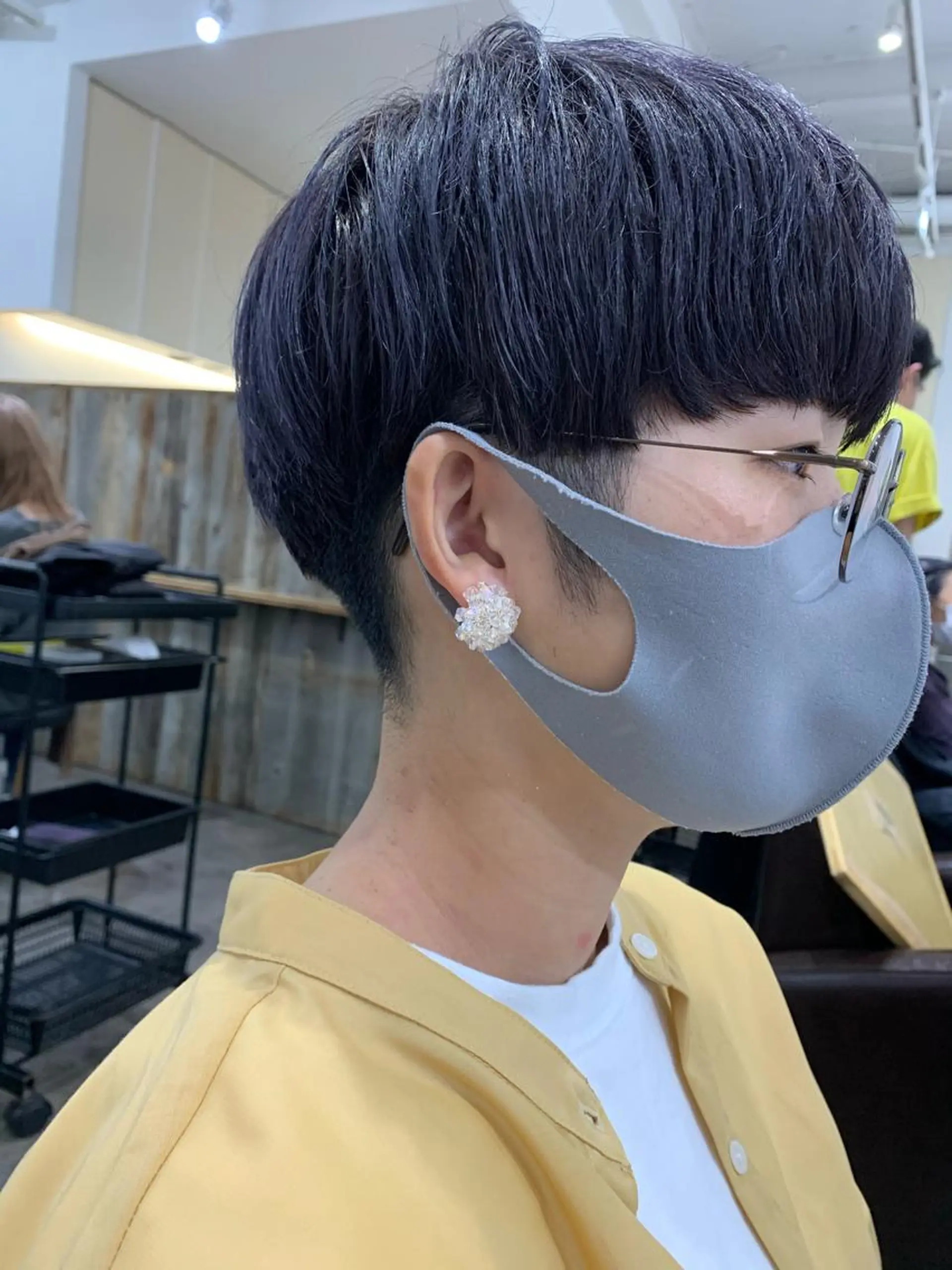 ショート カラー ショートヘア カット ヘアカラー トリートメント パーマ/透明感カラー /ボブ/吉田一生のヘアスタイル