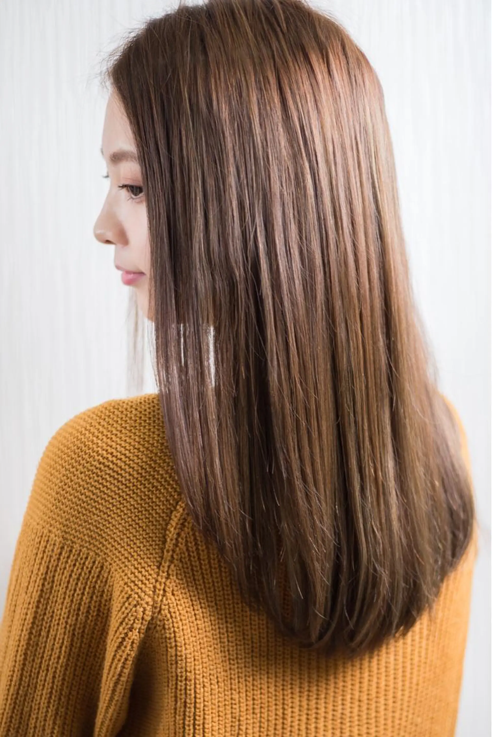ロング 若山 敦のヘアスタイル