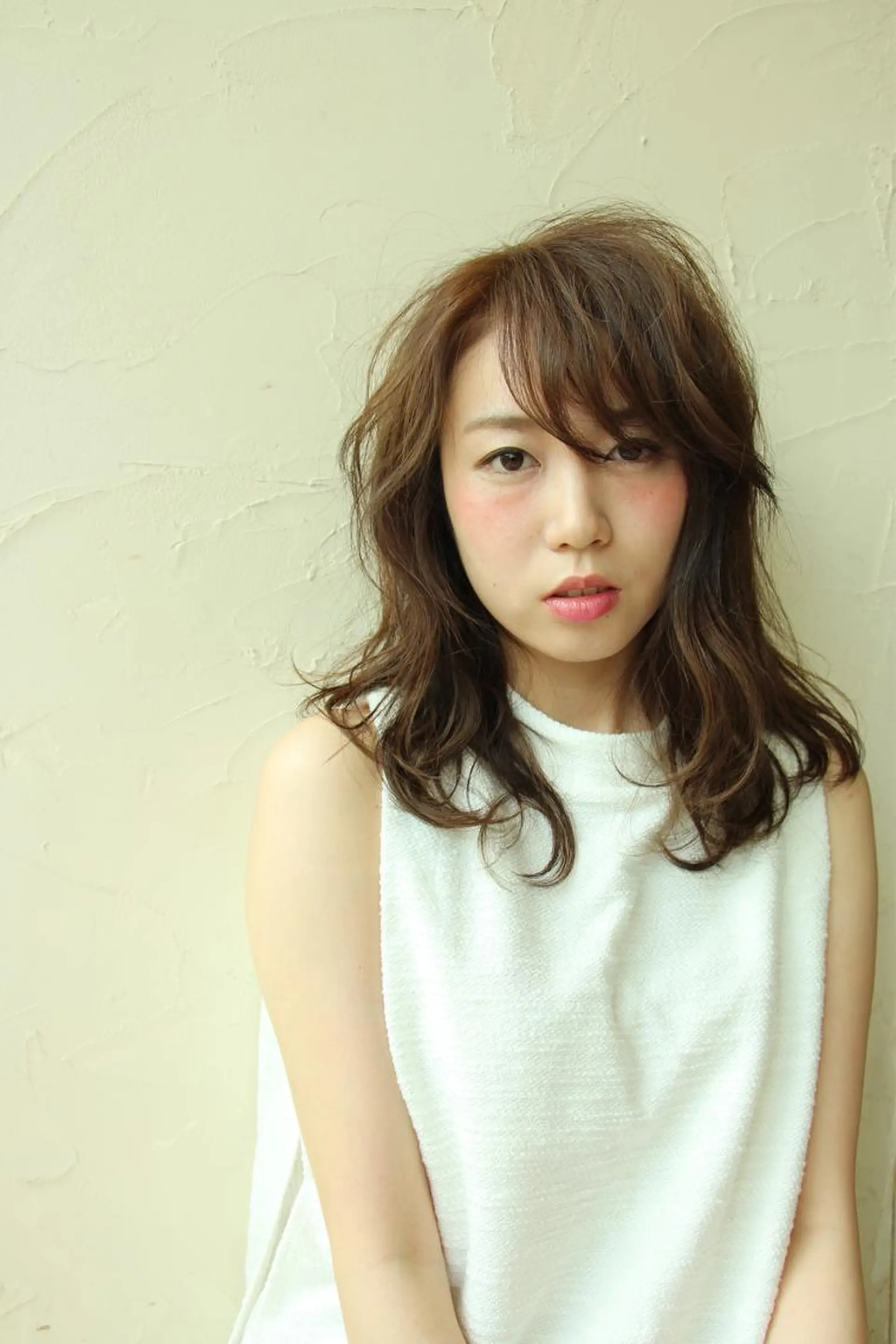 ミディアム セミロング ロング カラー イルミナカラー インナーカラー LoRE hair 四条河原町　西尾友里のヘアスタイル