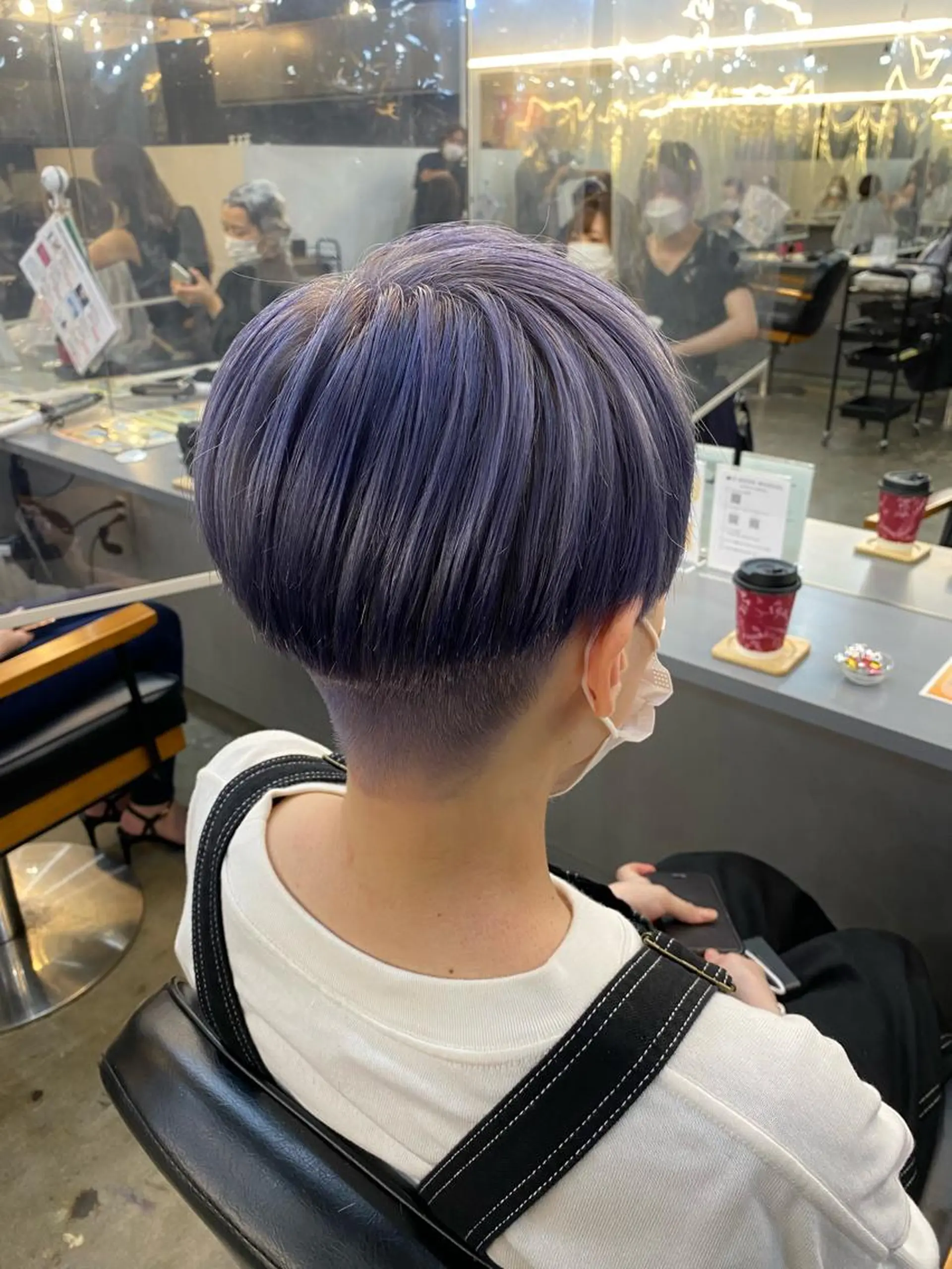 ショート カラー ✂韓国レイヤー 🦋みやび🪽のヘアスタイル