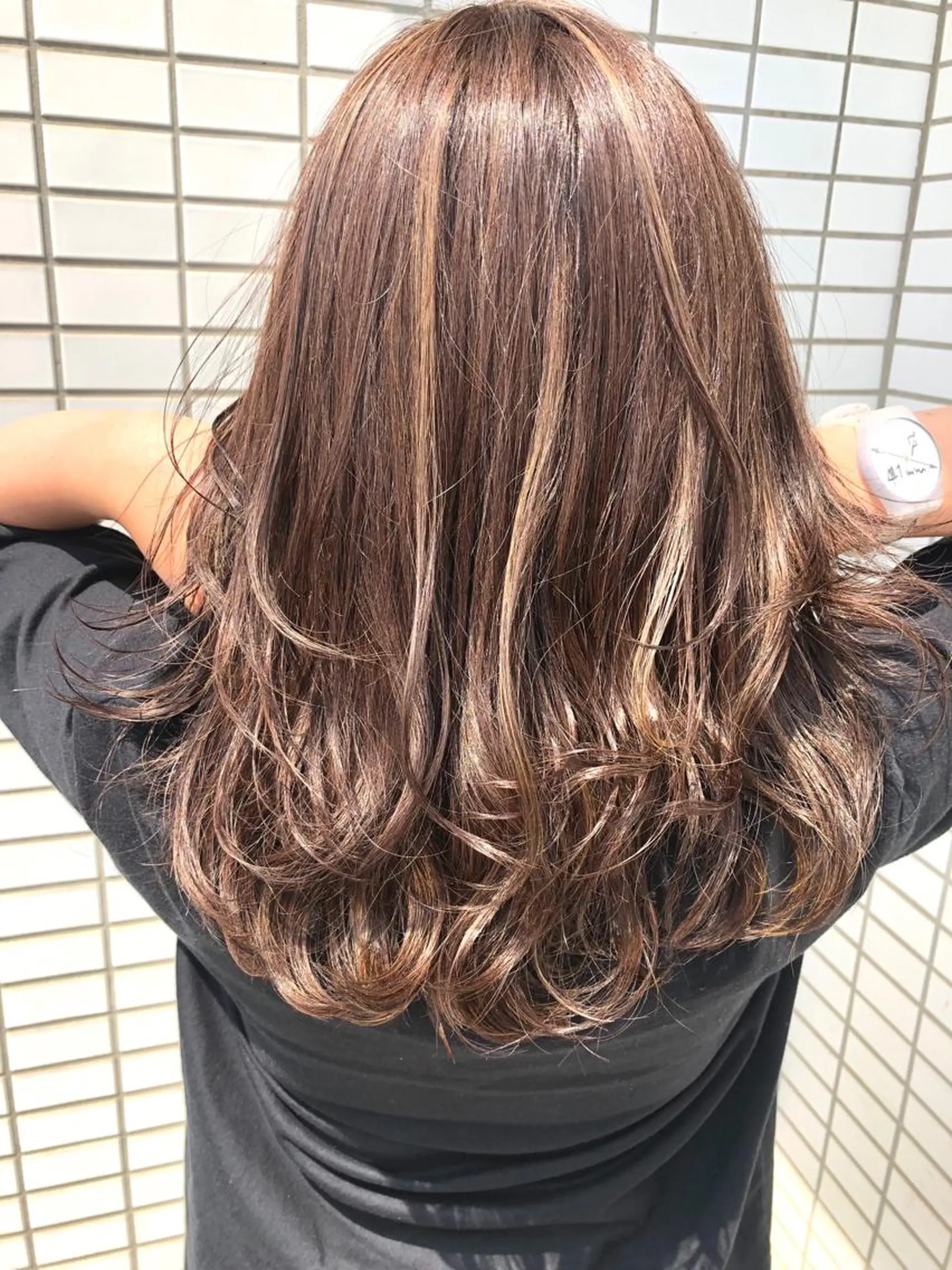 ロング ハイライト yoon所属・Kaede .のヘアスタイル