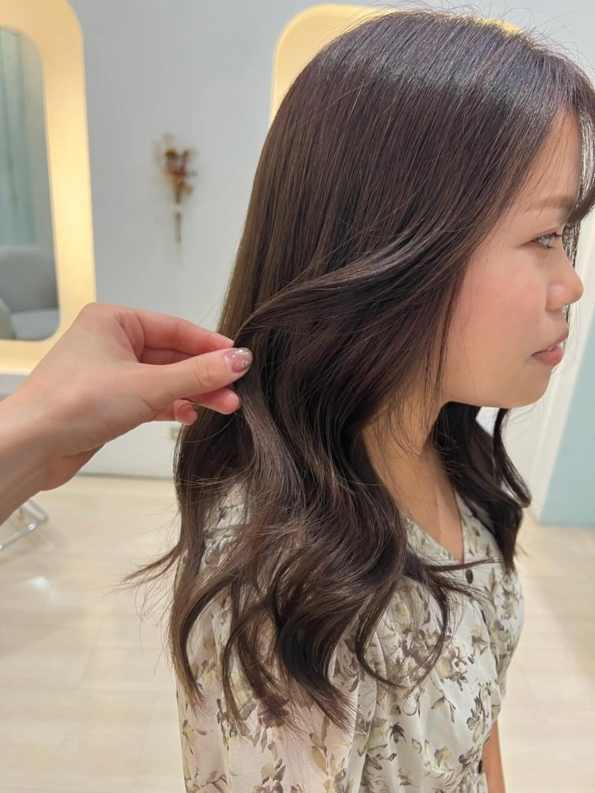 セミロング カラー ヘアカラー 河原町/艶髪/西田 晴香のその他イメージ