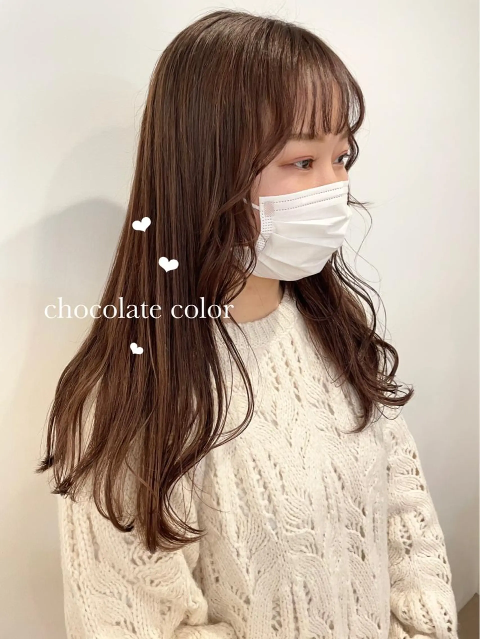 ロング カラー 佐藤 永夏のヘアスタイル