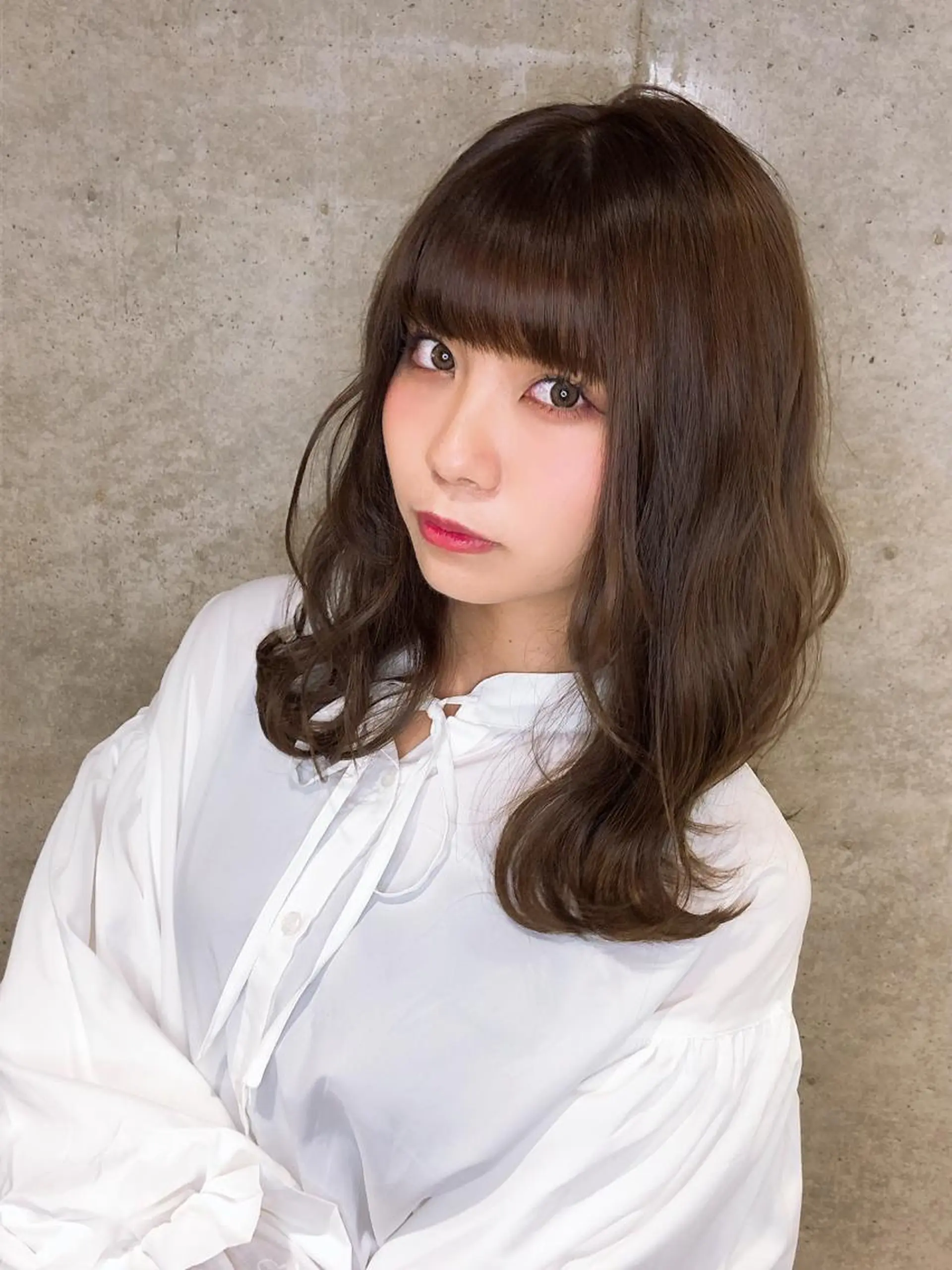 セミロング カラー カット ヘアカラー LA KING GINZA TOKYO所属・🧡ショートの達人 🧡SHOのヘアスタイル