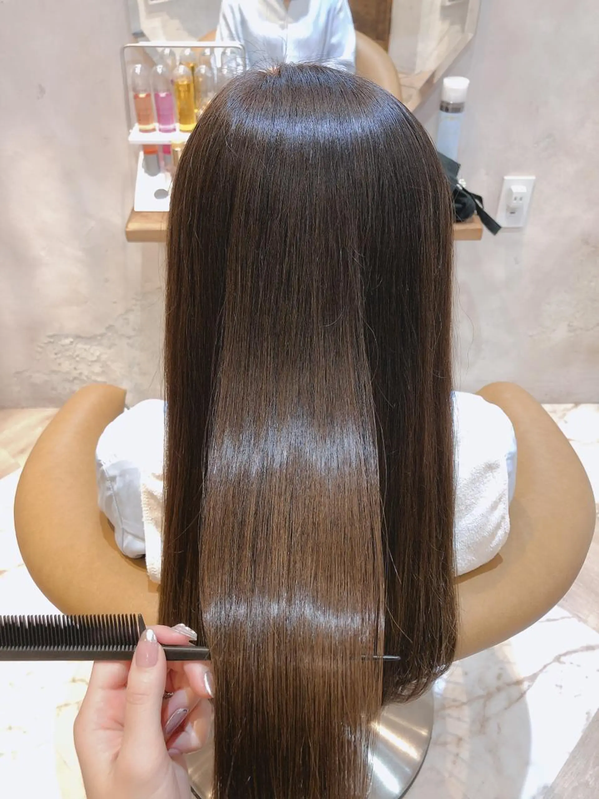 ミディアム トリートメント 代表山口ひな 髪質改善のプロのヘアスタイル