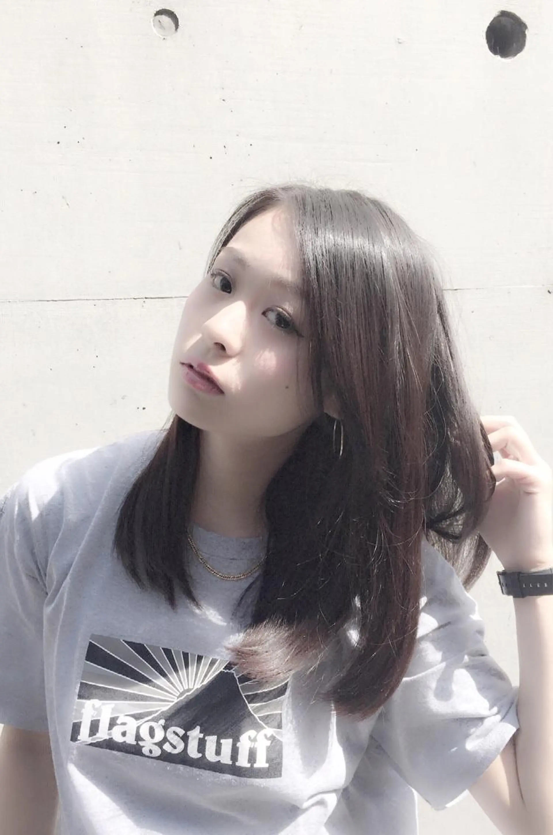 セミロング 髪質改善 トリートメント ヘッドスパ グレージュ/髪質改善 Yamato.hのヘアスタイル