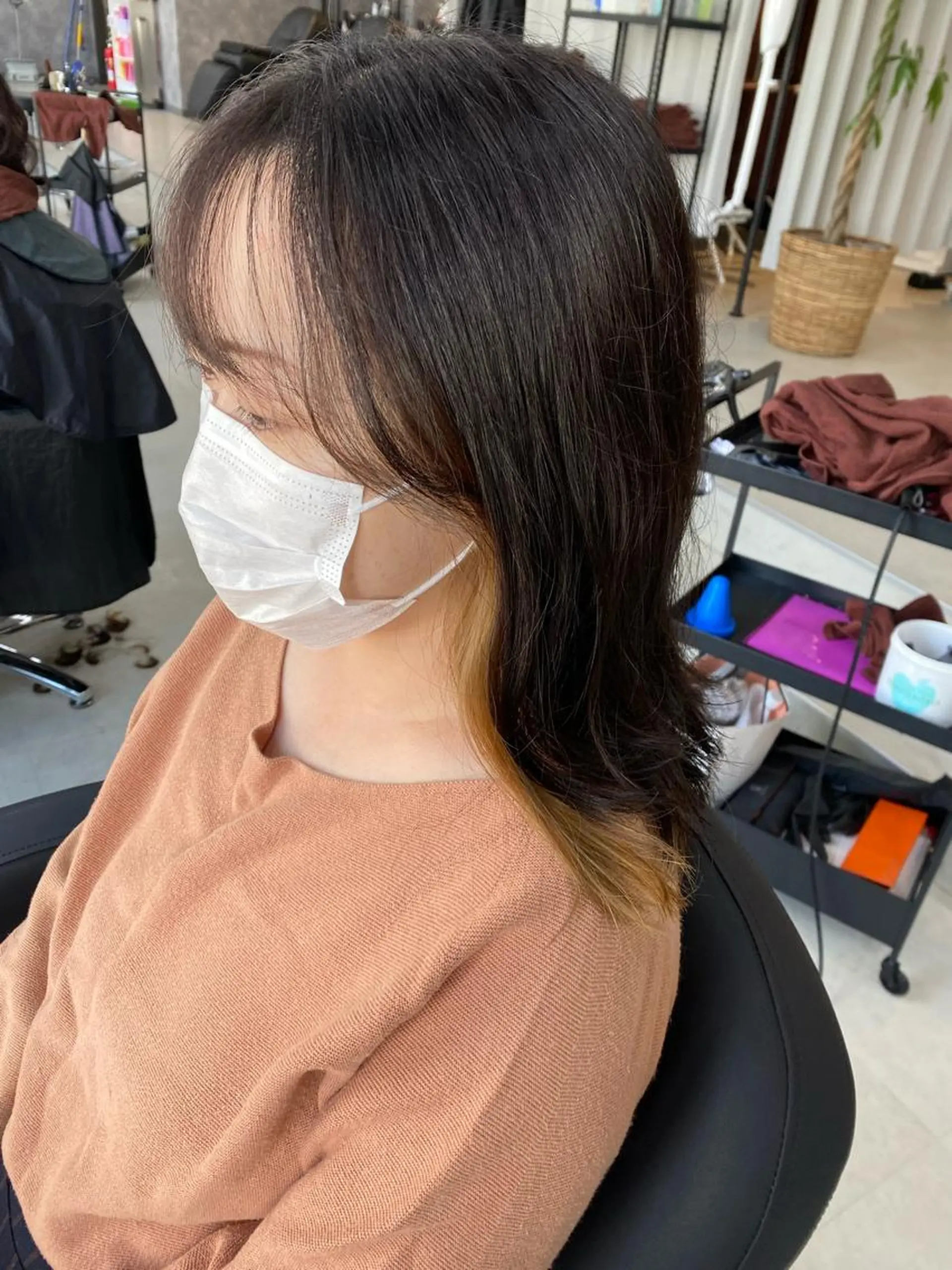 セミロング まつ毛パーマ専門 茉里のヘアスタイル