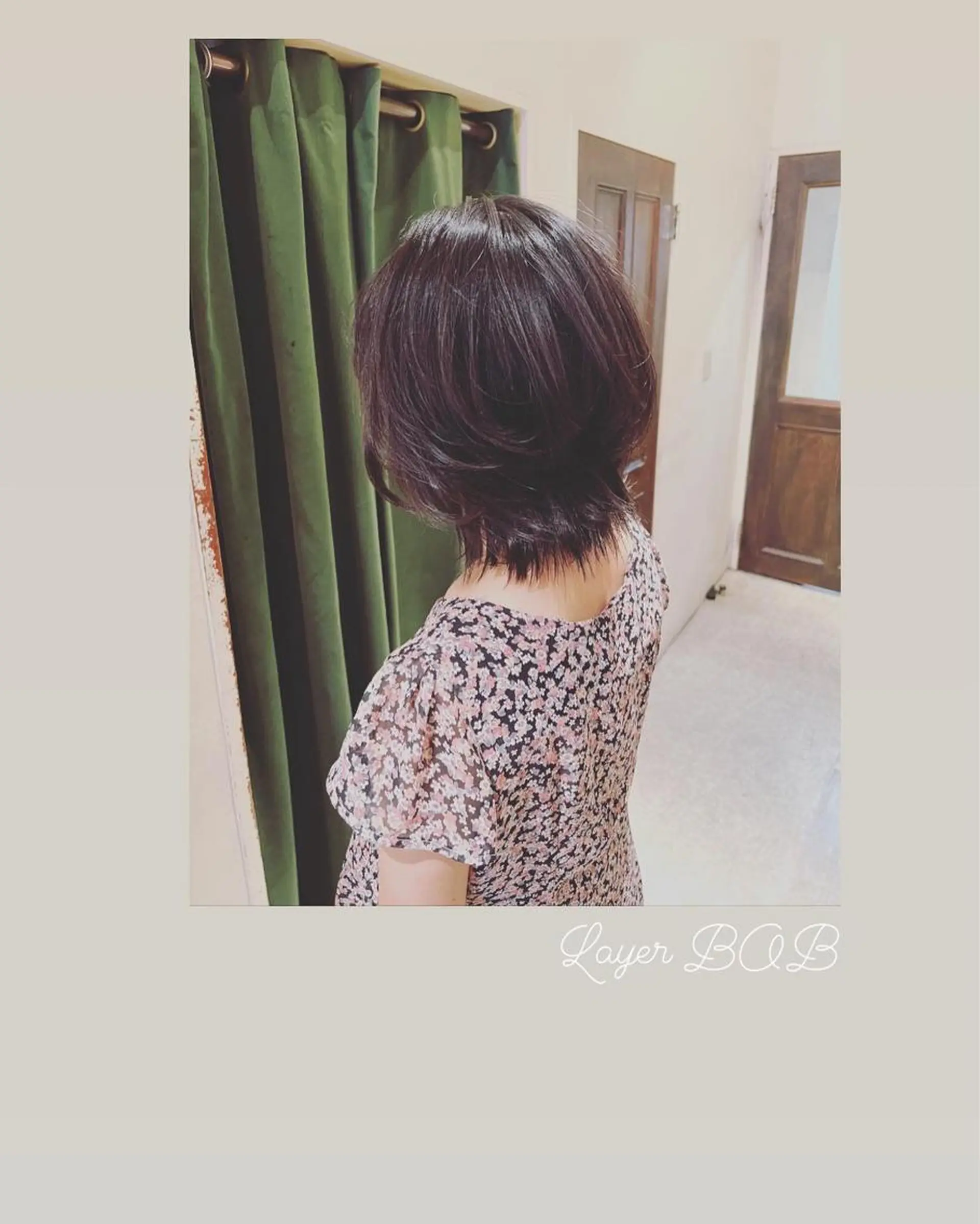 ミディアム ボブ レイヤーカット ハイライト/インナー /ブリーチ/レイヤーのヘアスタイル