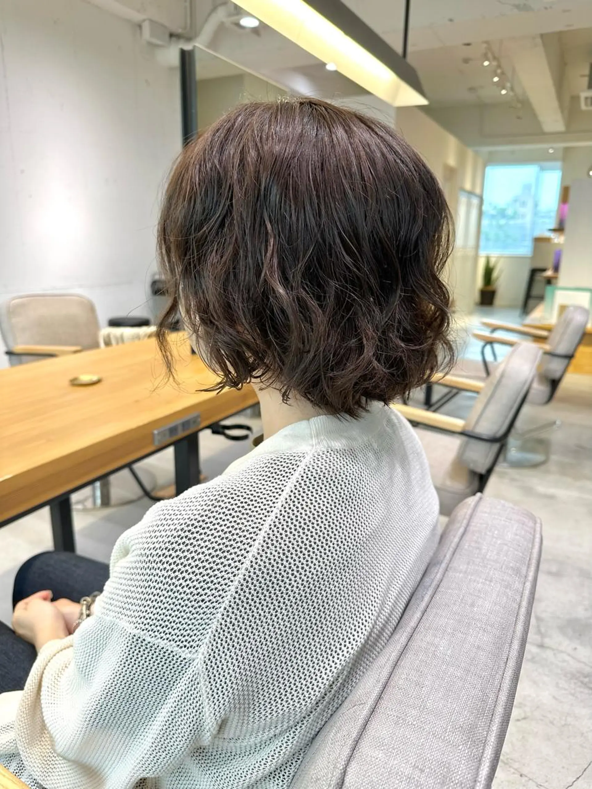 ショート カット ヘアカラー トリートメント 上野湧太 髪質改善/艶カラーのヘアスタイル