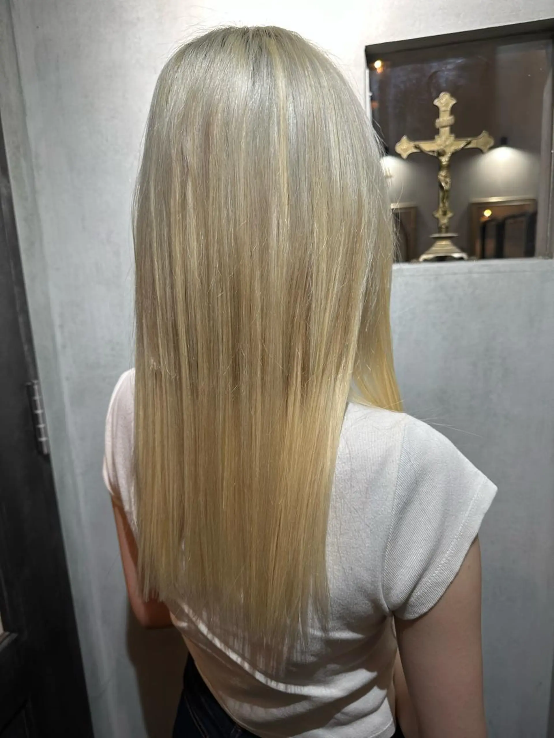 ロング カラー ボブ エクステ 阿部 紋英のマツエク・マツパデザイン