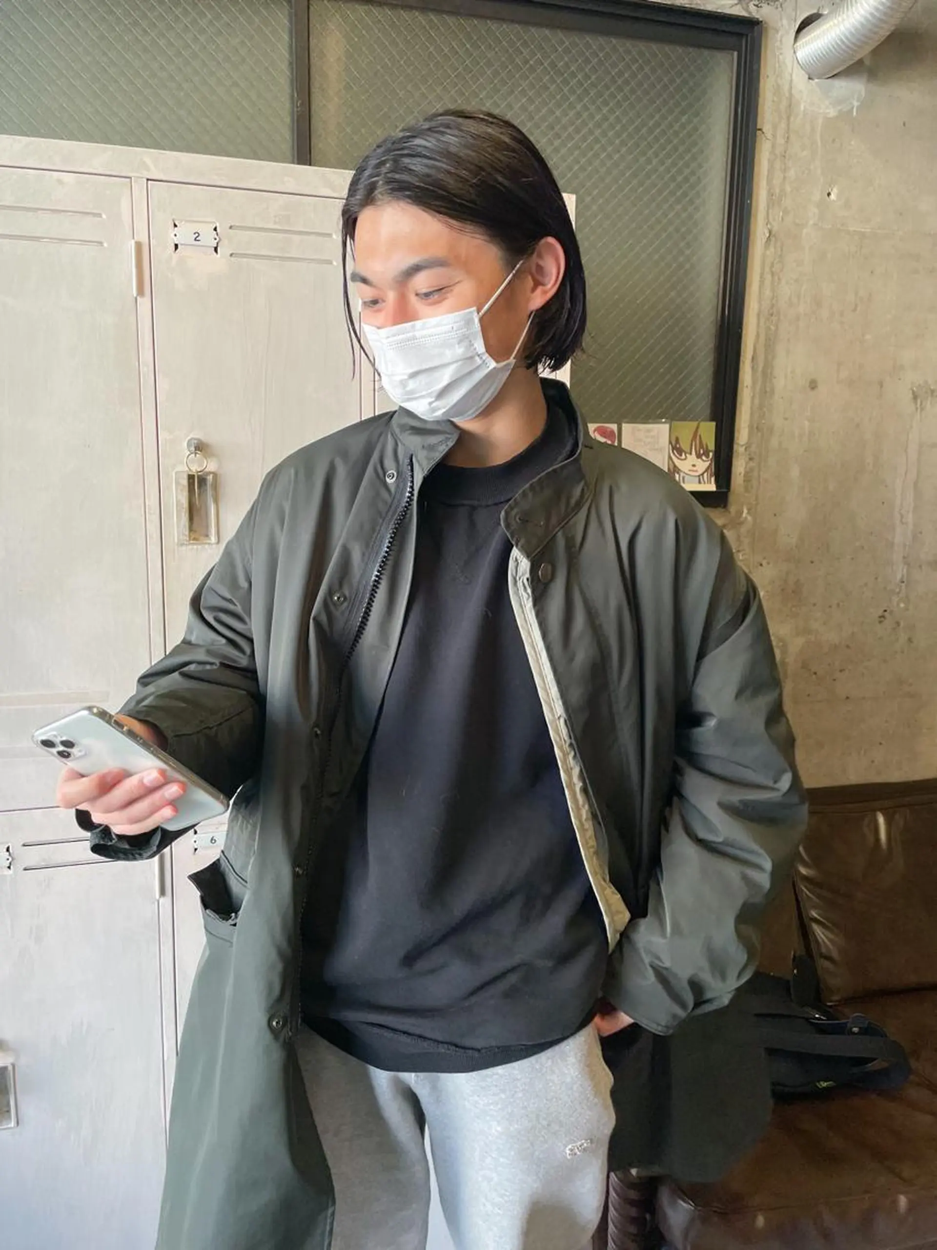 ショート メンズ パーマ/レイヤー 岩山丈一郎のヘアスタイル