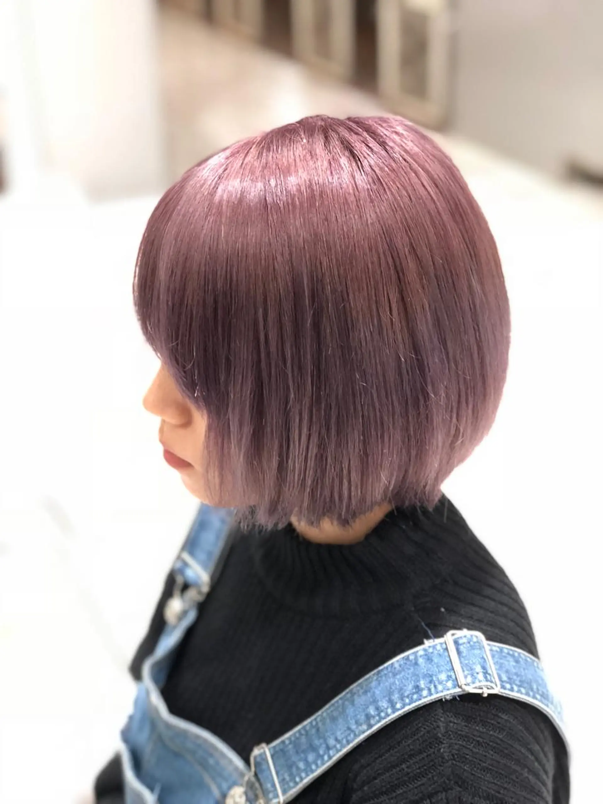 ショート カラー グレージュ ピンクカラー クーポン お試し価格有り！のヘアスタイル