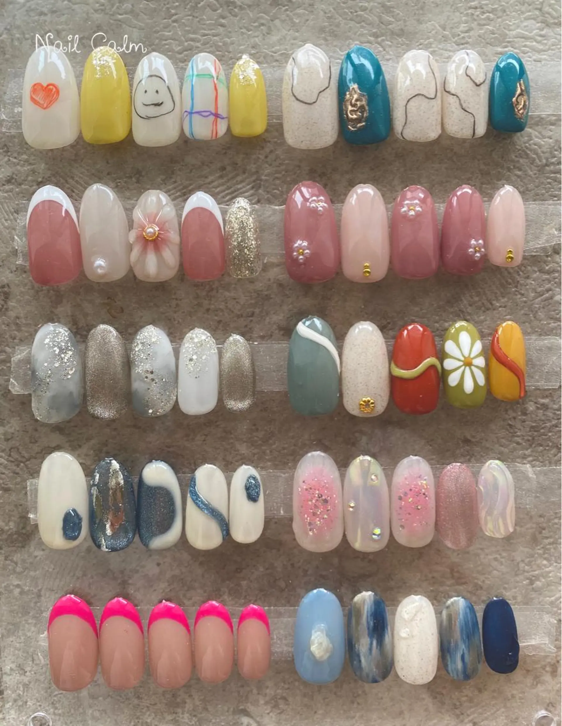 ネイル アートネイル ハンドネイル Nail Calm所属・プライベートサロン Calmのネイルデザイン