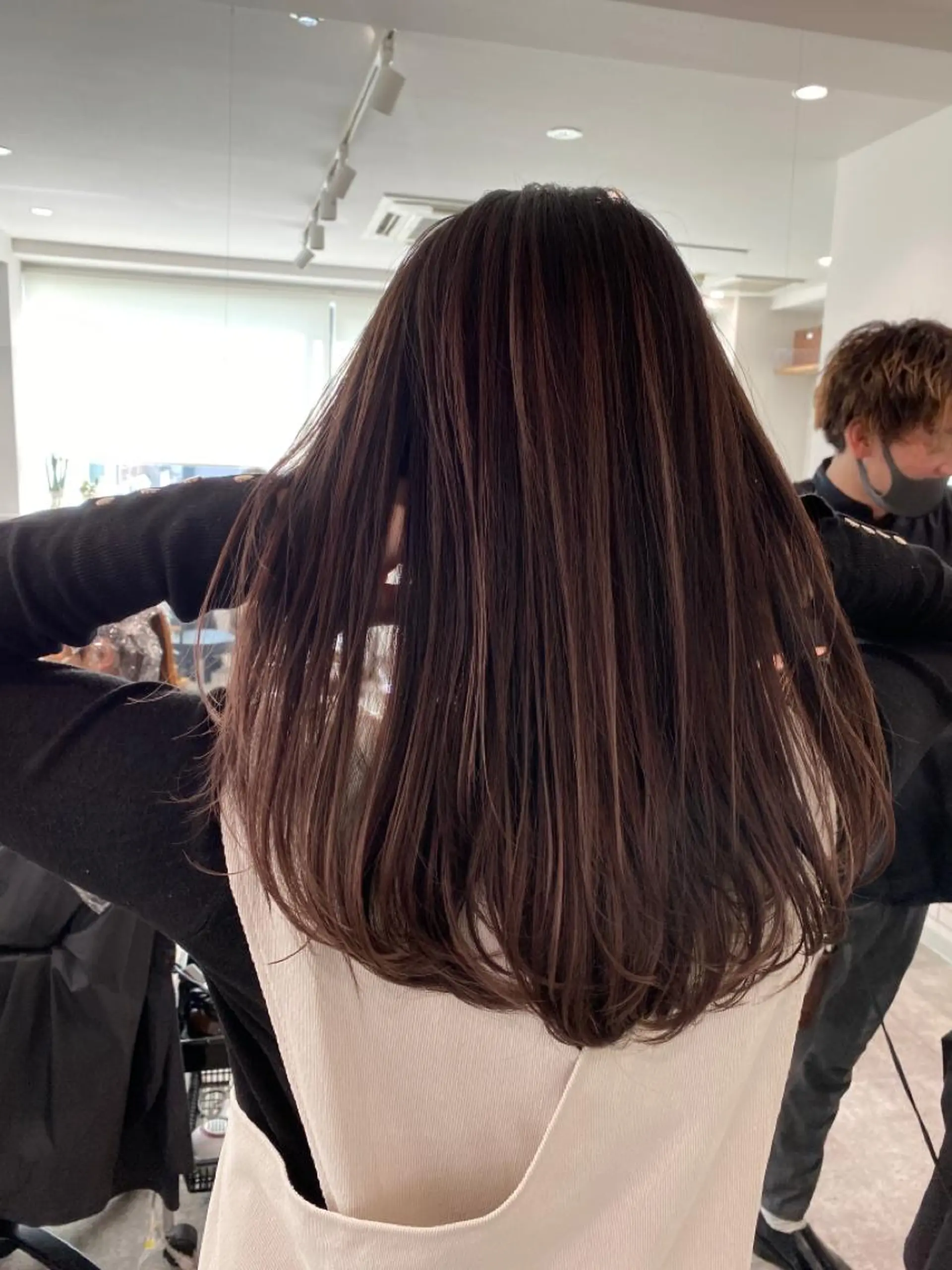 ミディアム カラー カット ヘアカラー トリートメント JILBLAN京都 ショート/ハイライトのヘアスタイル