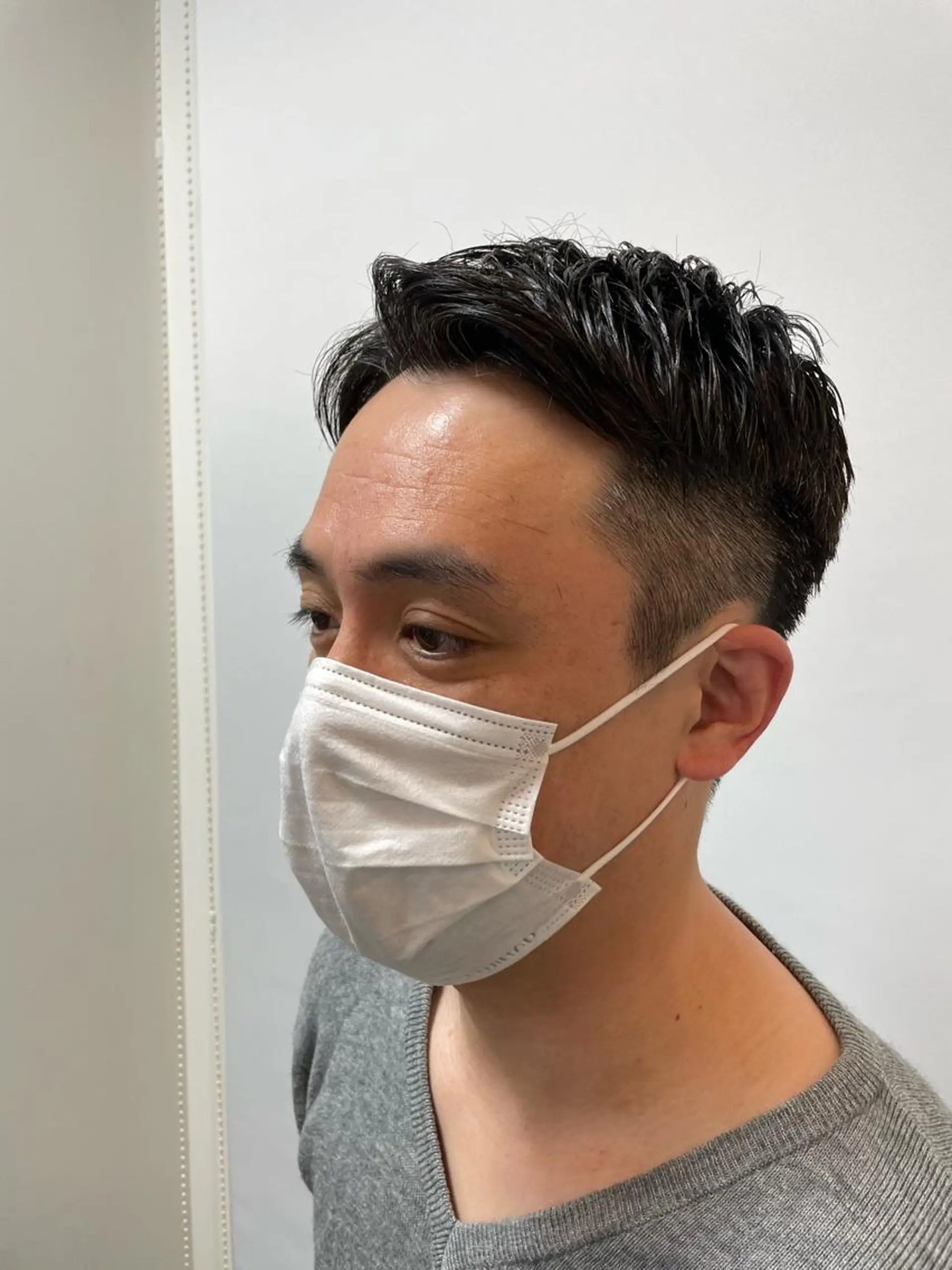 ショート メンズ アップバング ショートヘア 海野日那太 「AYATA野田店」のヘアスタイル