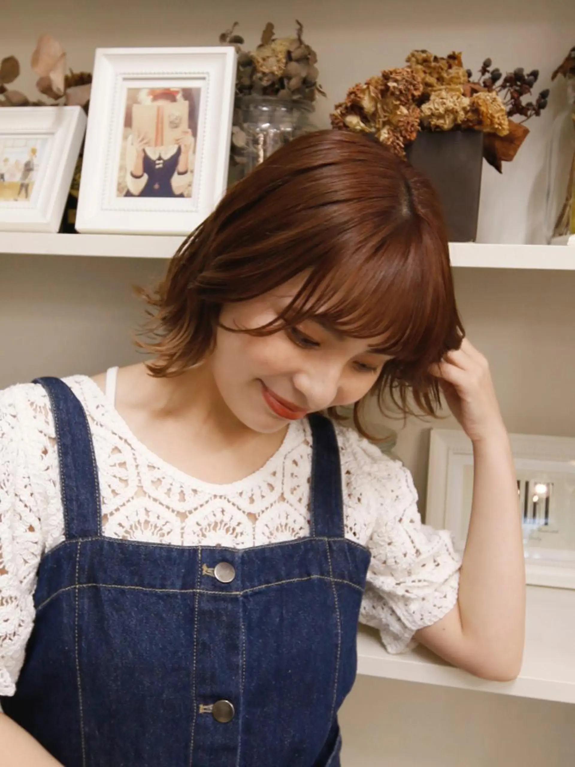 ミディアム カラー irwi所属・Ebihara Satomiのヘアスタイル