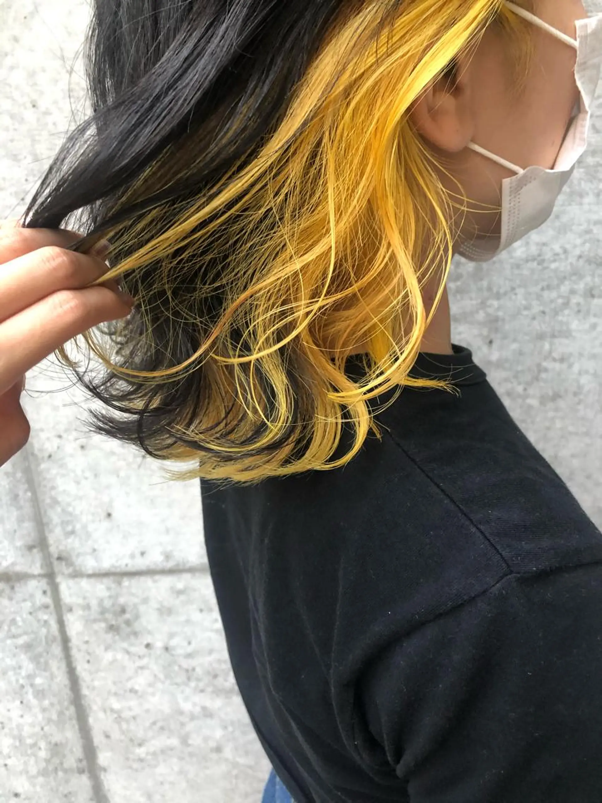 ミディアム カラー ブリーチ clomus所属・YUKA艶髪 🌸寛ぎ部屋のヘアスタイル