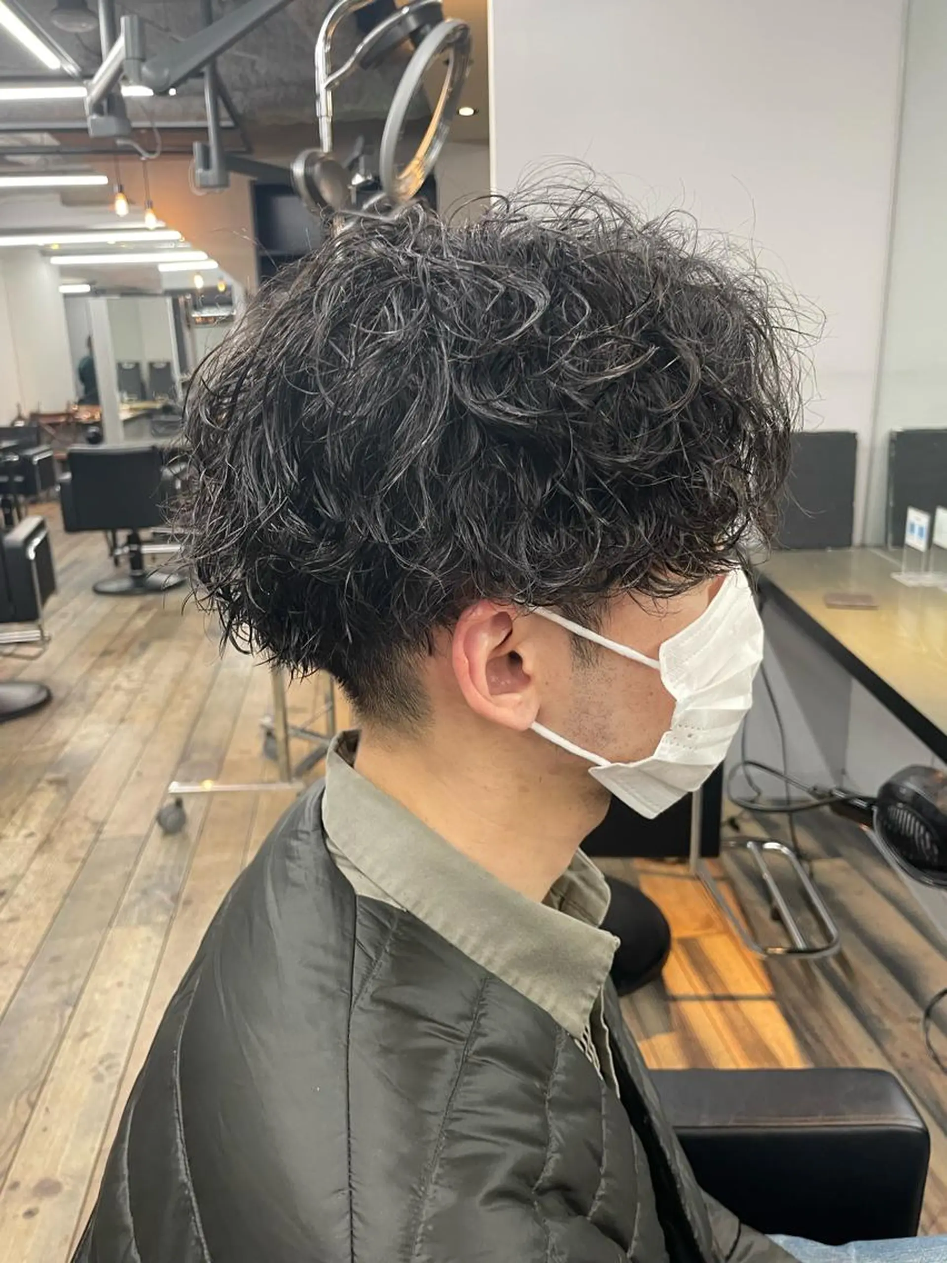 ショート カット パーマ ヘアサロンM  渋谷所属・メンズパーマ 工藤勇也のヘアスタイル