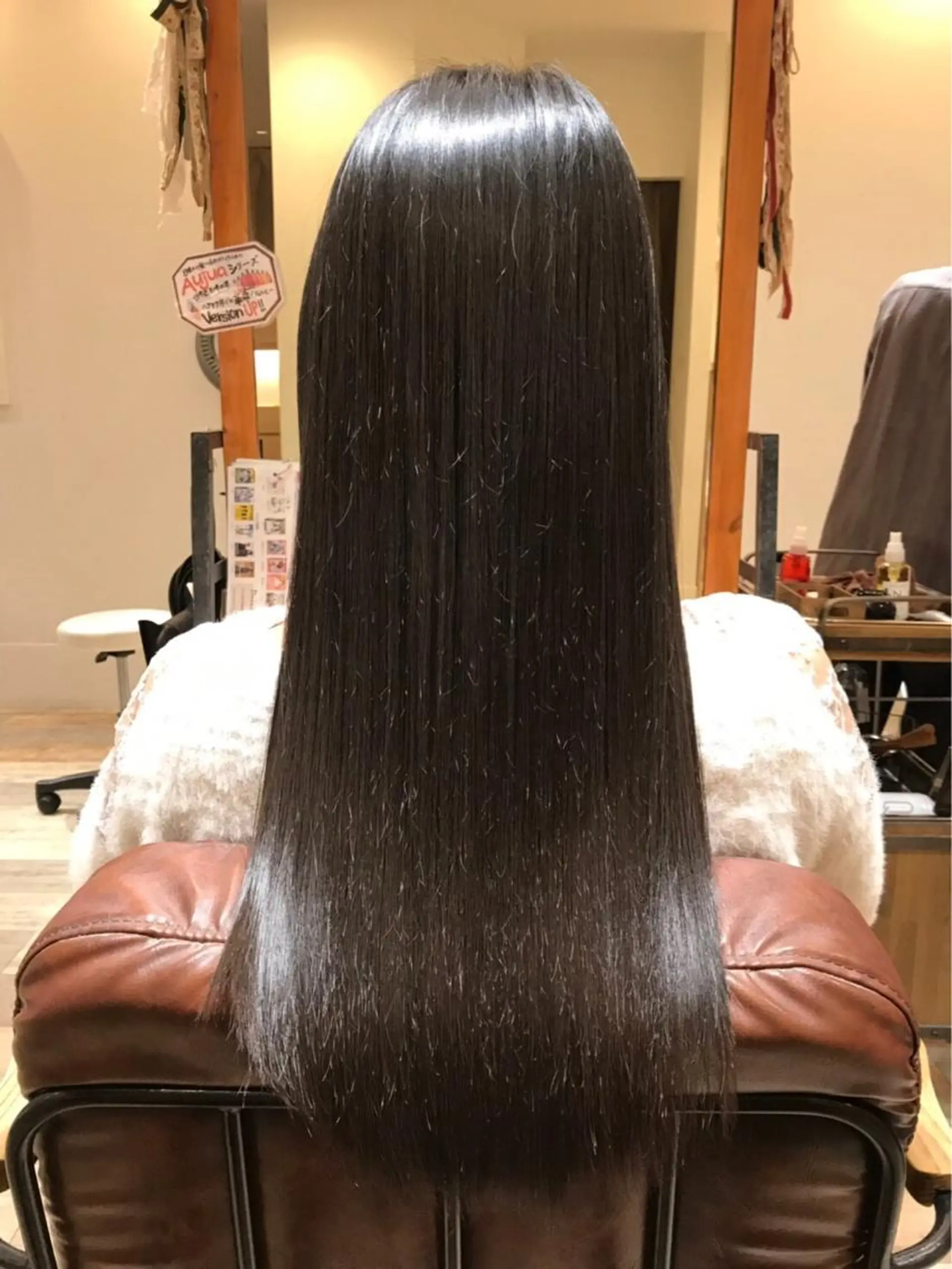 ロング カット 縮毛矯正 トリートメント 艶髪／シールエクステ 🌻ノゾミ🌻のヘアスタイル
