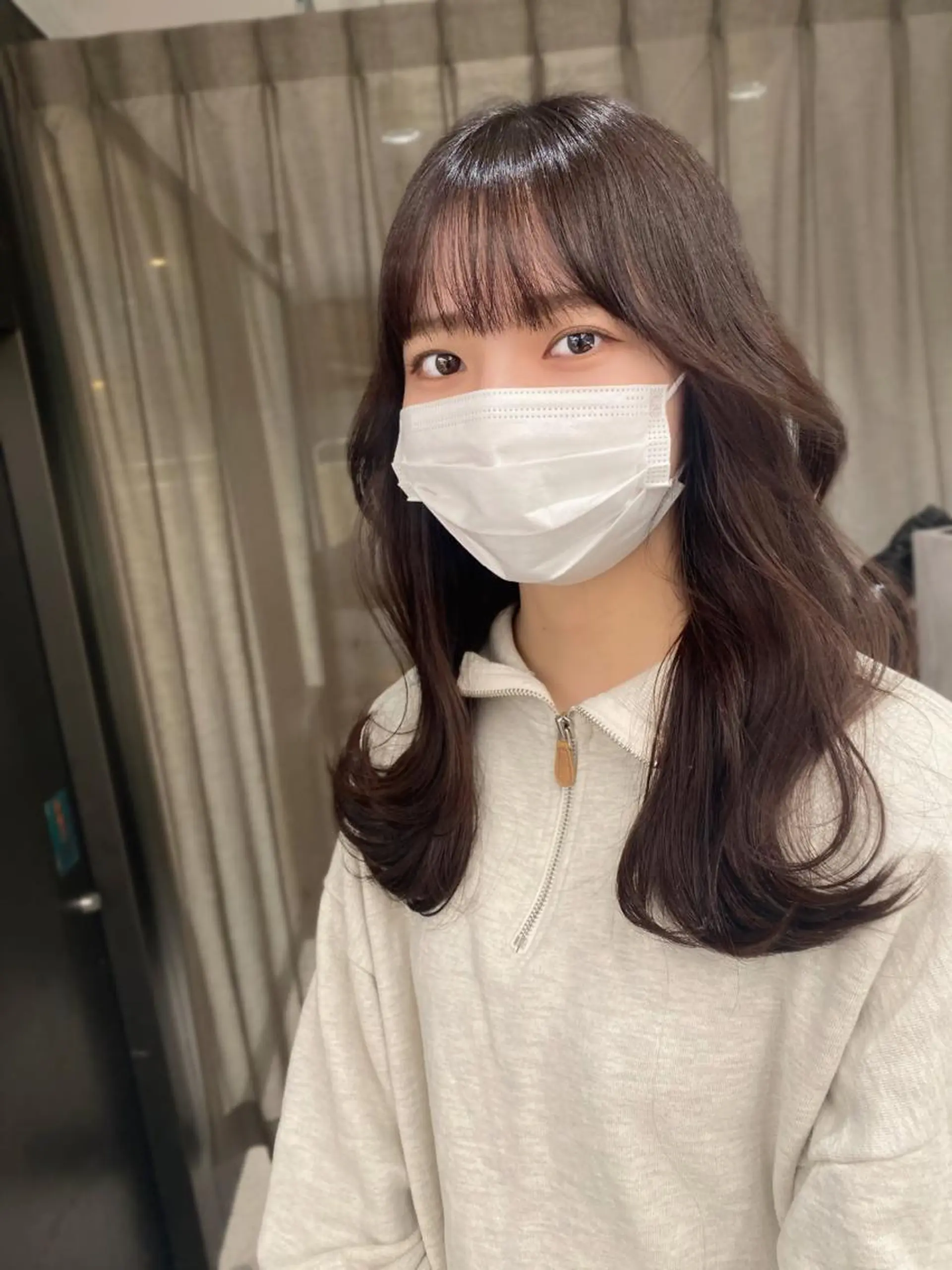 ミディアム 京都レイヤーカット/ 縮毛矯正/羽柴りくのヘアスタイル