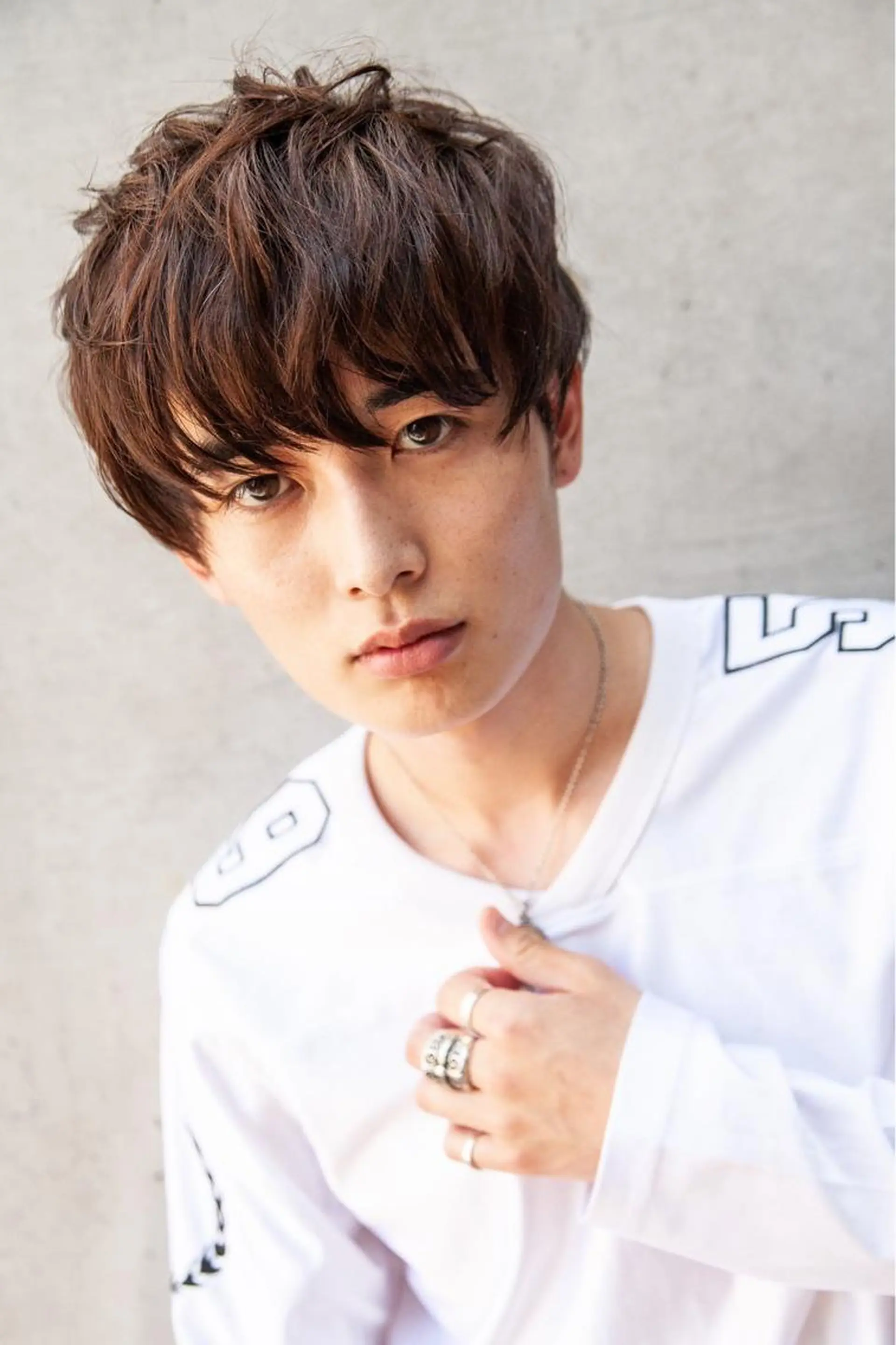 メンズ IVE所属・ブリーチなし🤍 渋谷／原島杏奈のヘアスタイル