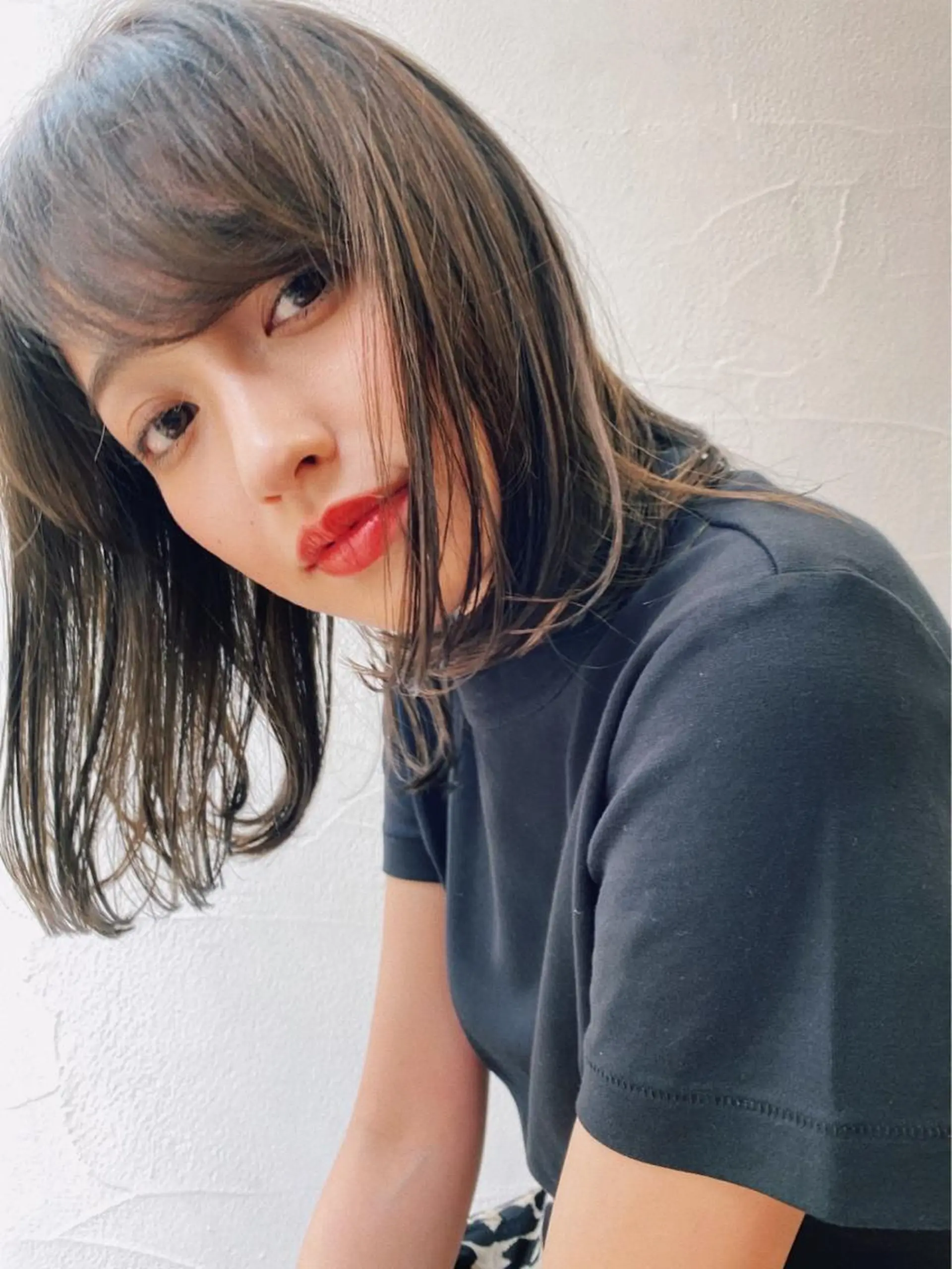 ミディアム カラー メンズカット特化柏駅 徒歩3分LOUのヘアスタイル