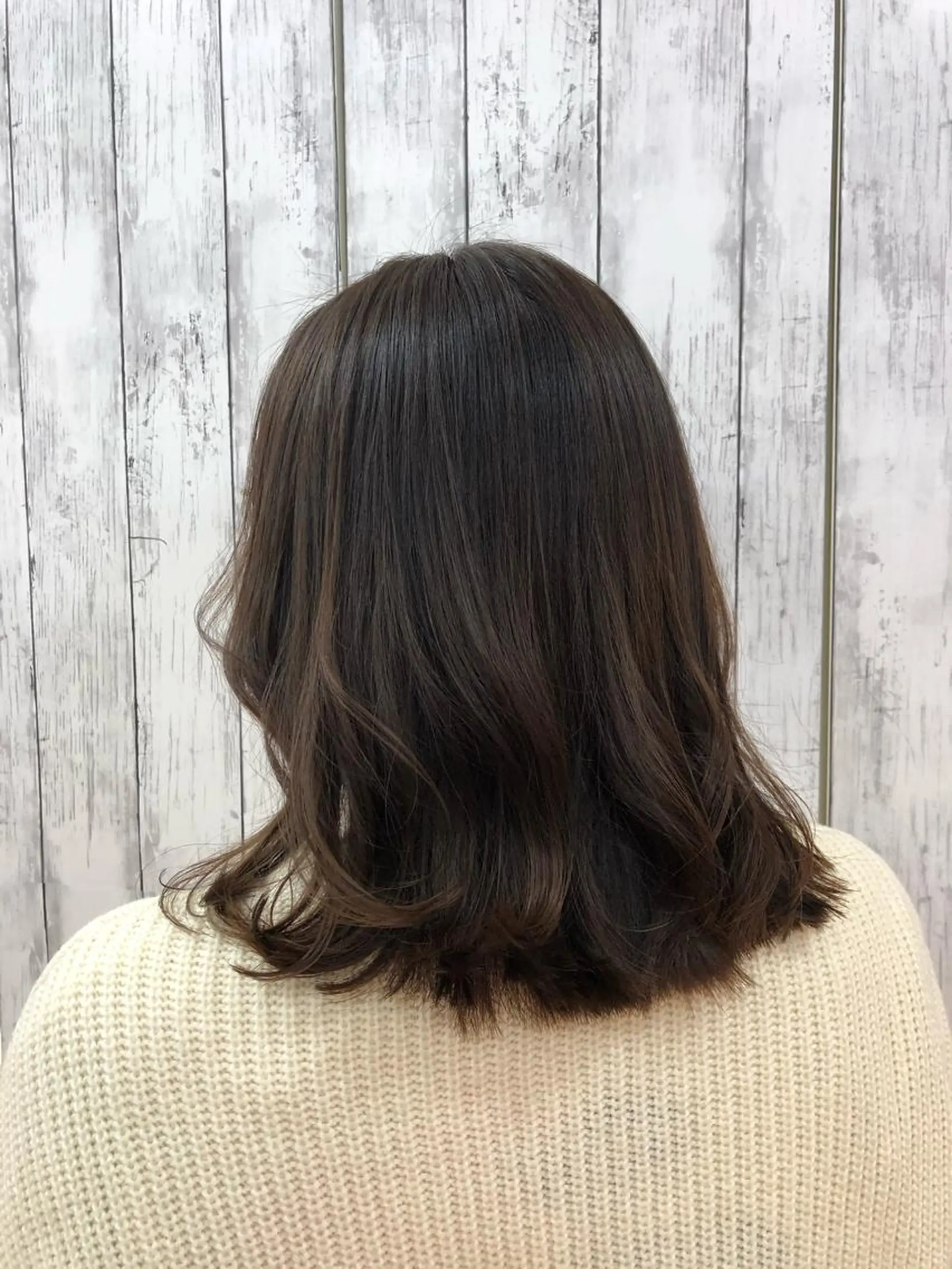 セミロング カット ヘアカラー 韓国風カット メンズosugiのヘアスタイル