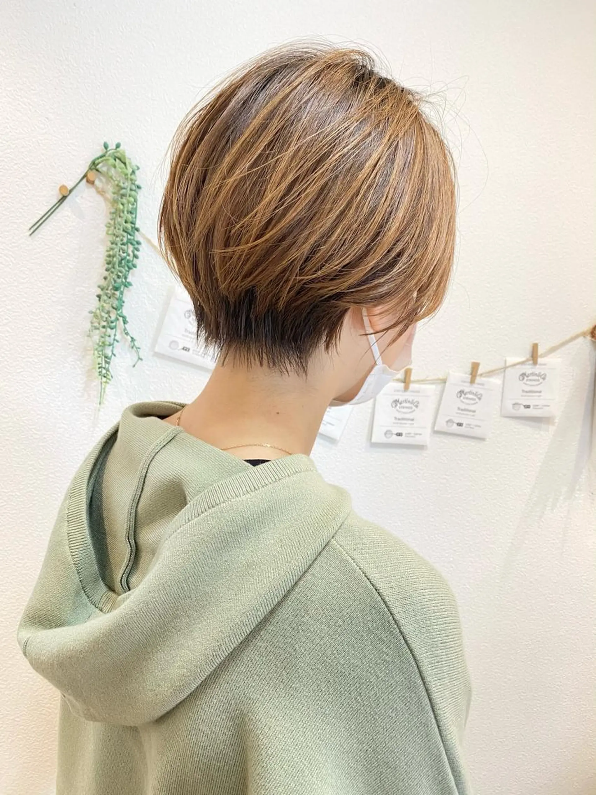 ショート カラー カット ヘアカラー トリートメント ショート、ボブ シマダマサトのヘアスタイル