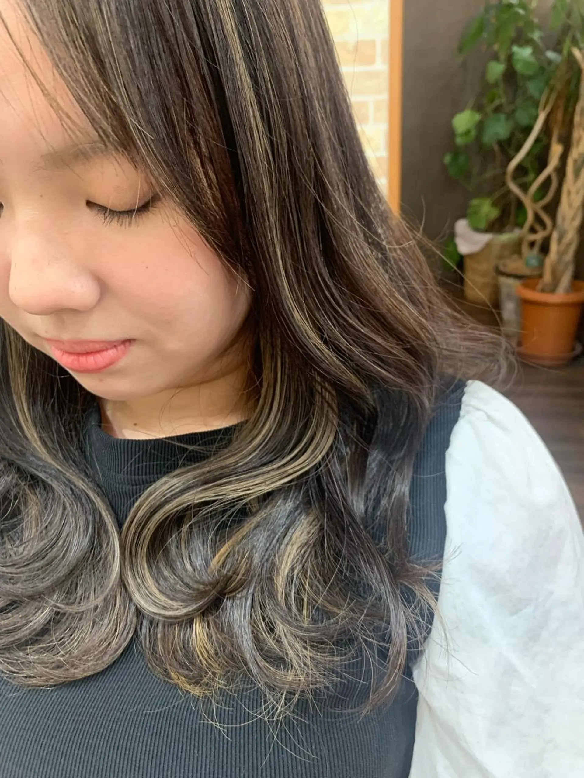 ミディアム カラー オーナースタイリスト 宗正淳志のヘアスタイル