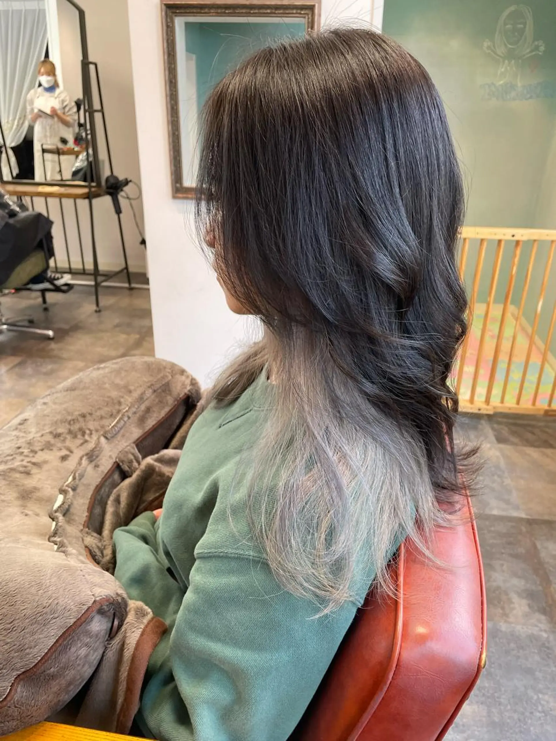 ロング カラー ~tie.hair salon所属・Ryoka🌼倉敷/ ハイトーン/レイヤーのヘアスタイル