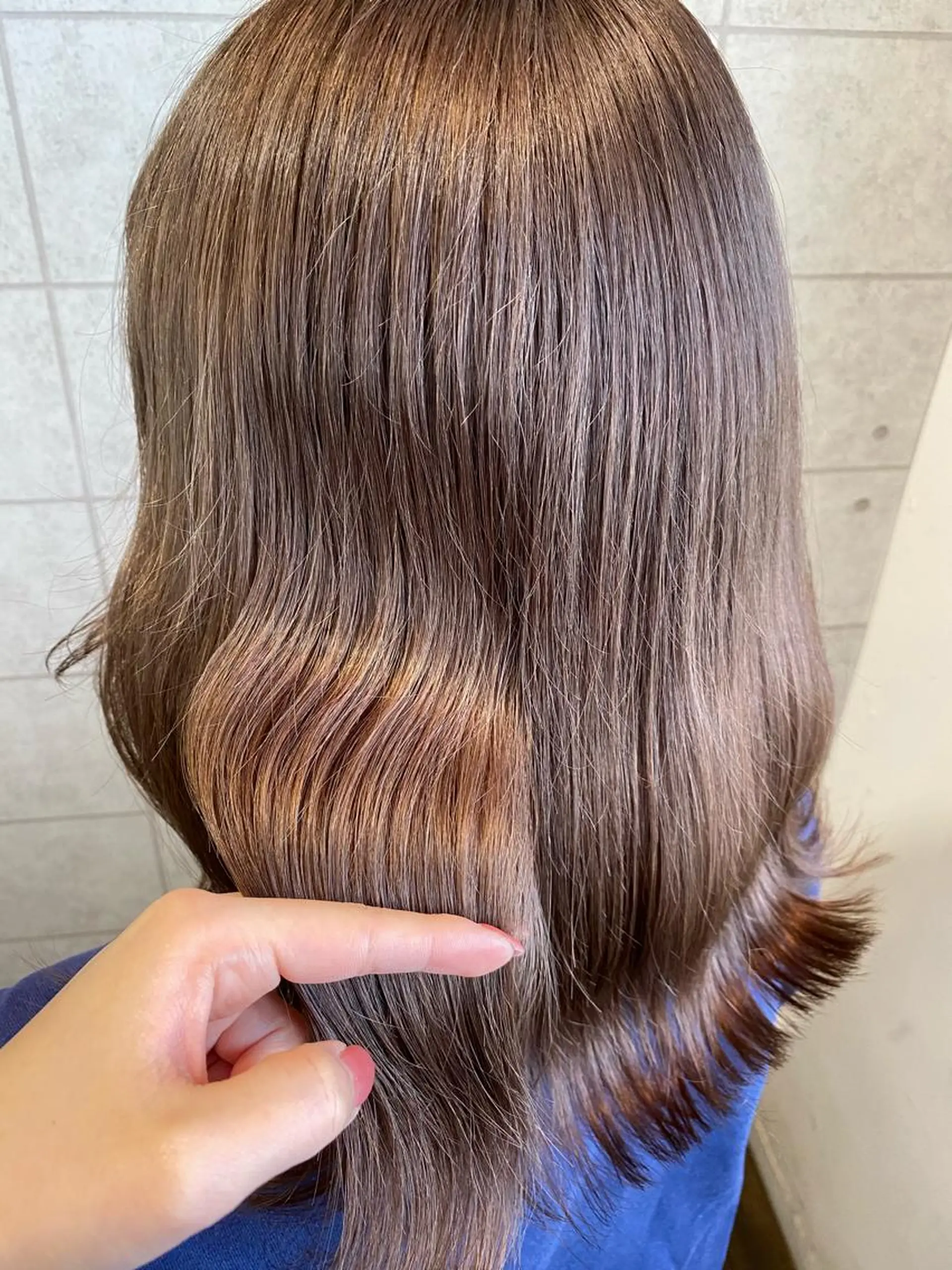 ミディアム カラー knock【ノック】所属・烏丸韓国ヘア🇰🇷 ayaka🎀のヘアスタイル