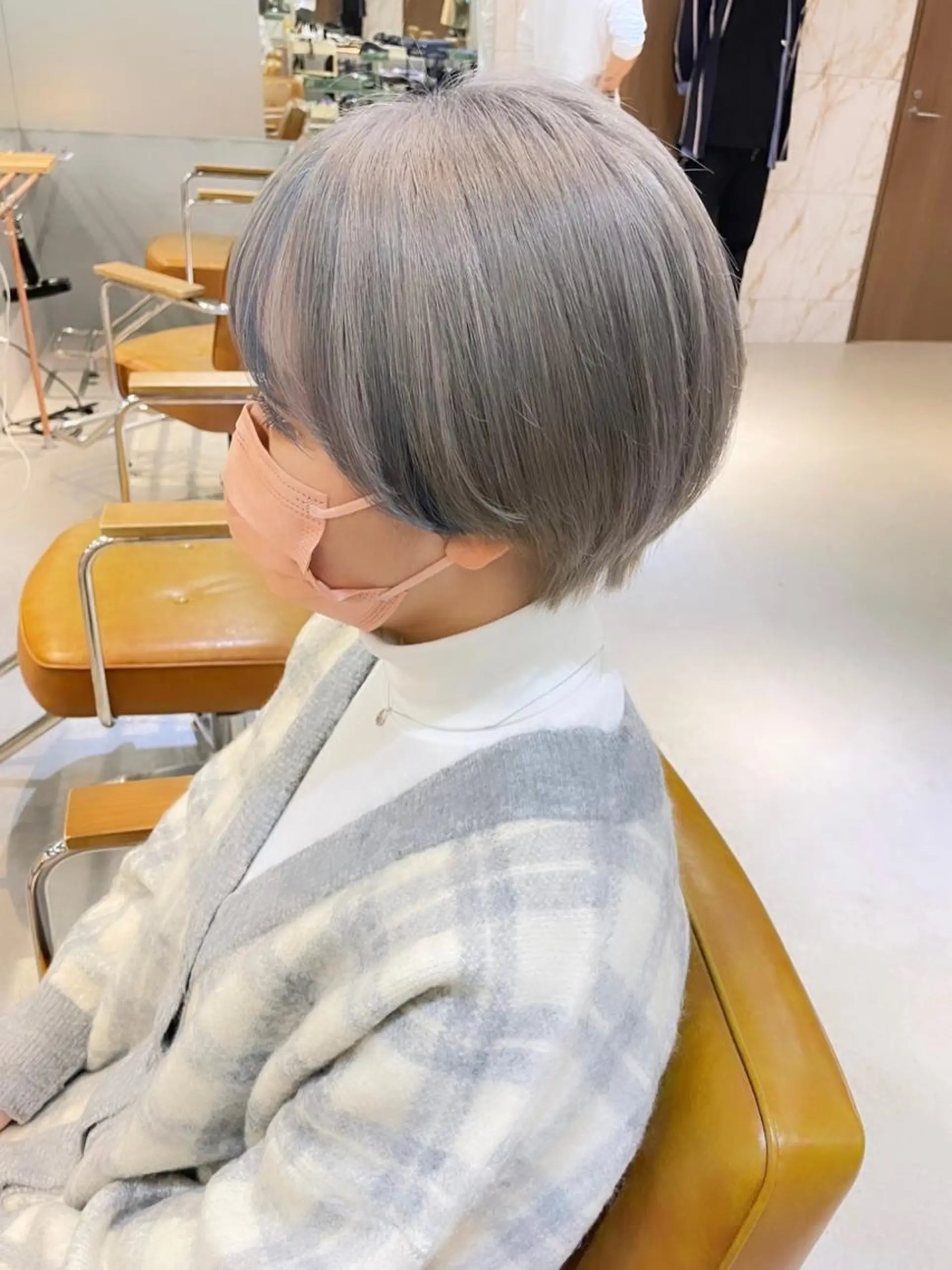 ショート カラー 韓国風ヘア カット ヘアカラー ヘアセット Masena所属・💎韓国風レイヤー /ボブ💎Namiのヘアスタイル