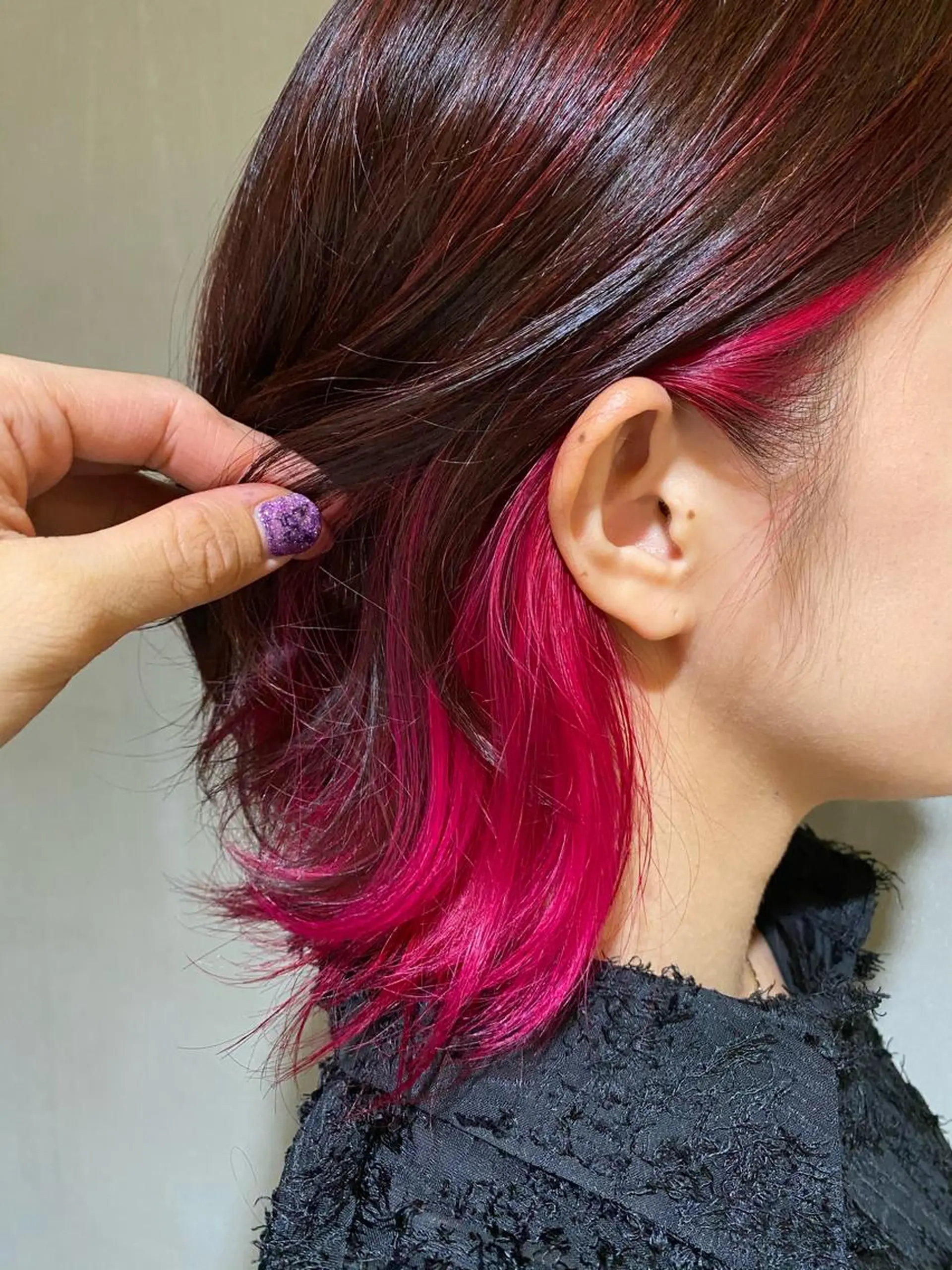 ショート カラー ヘアカラー 梅田ハイトーン チダ ヒナノのヘアスタイル