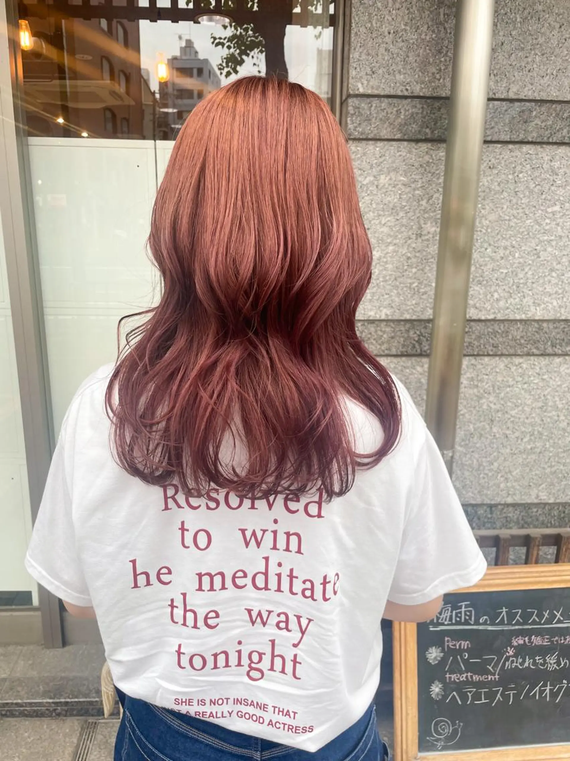 セミロング カラー カット ヘアカラー 高橋 みく/ minim 暖色のヘアスタイル