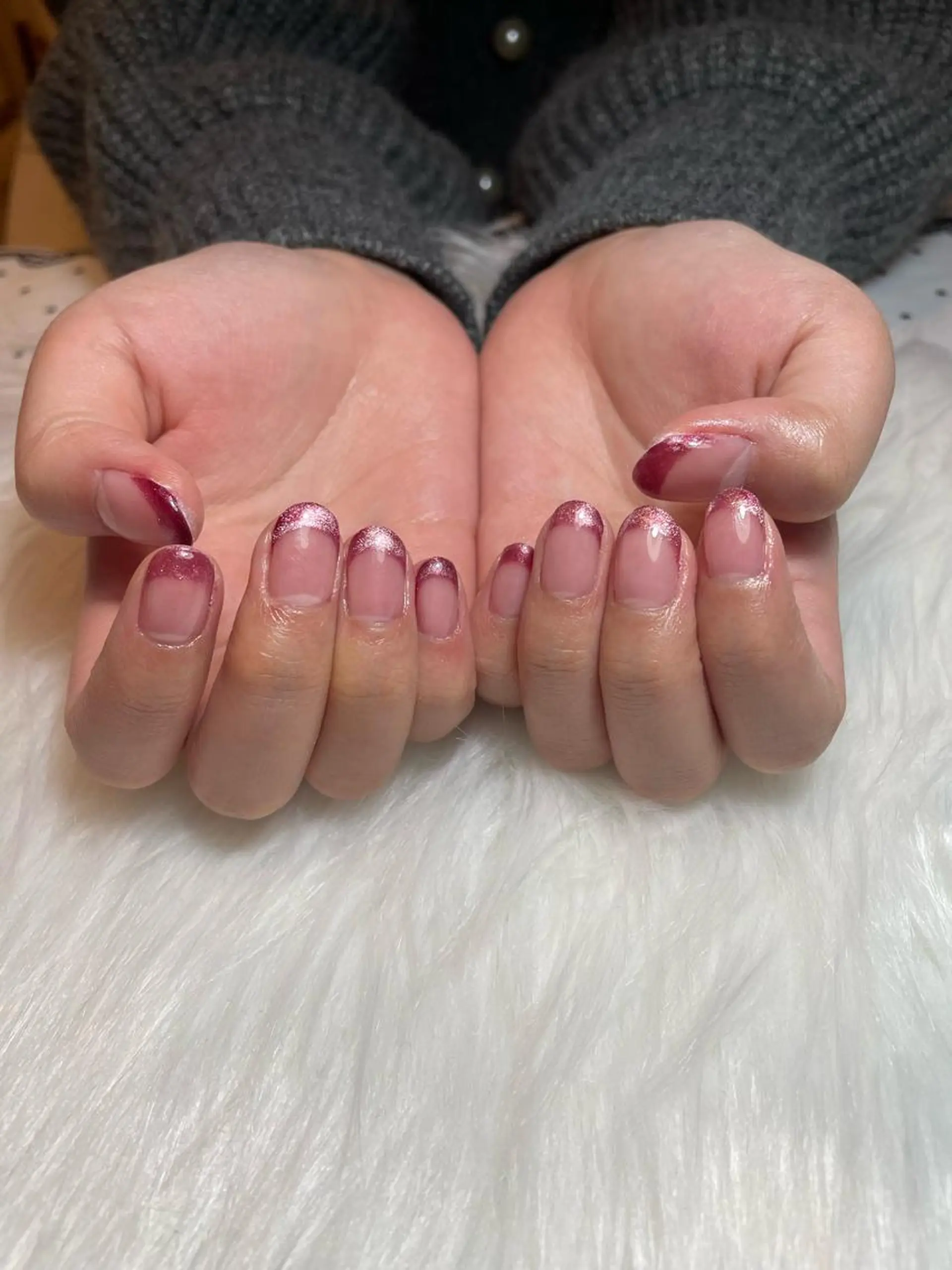 ネイル フレンチネイル 大袋駅東口徒歩2分 alivioのネイルデザイン