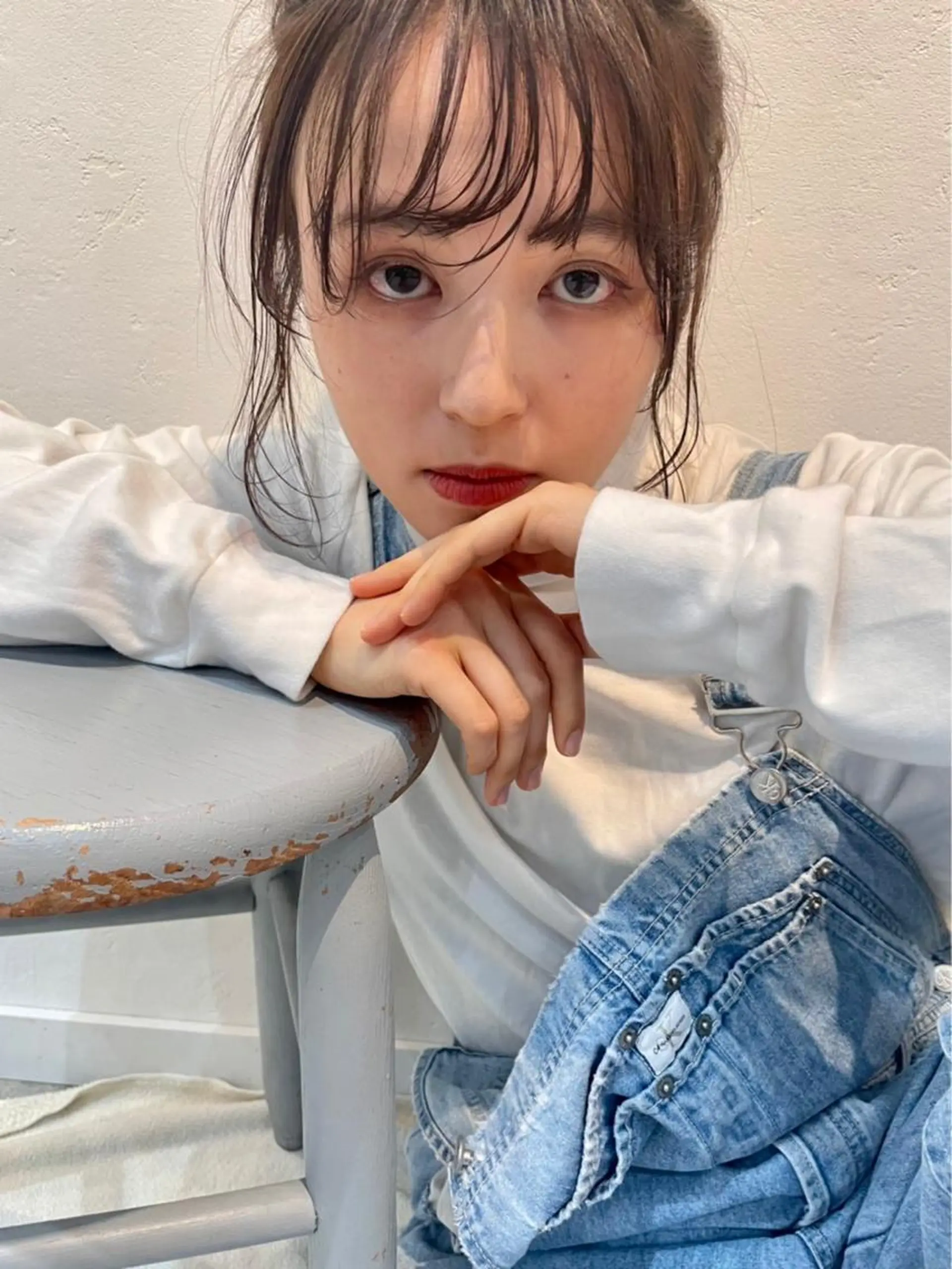 ミディアム カラー ヘアアレンジ ヘアカラー satsuki 暖色・ブラウンカラーのヘアスタイル