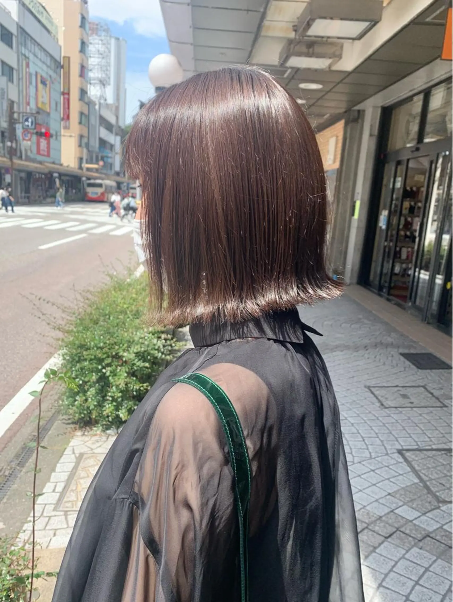 ミディアム トリートメント みなもと ちはるのヘアスタイル