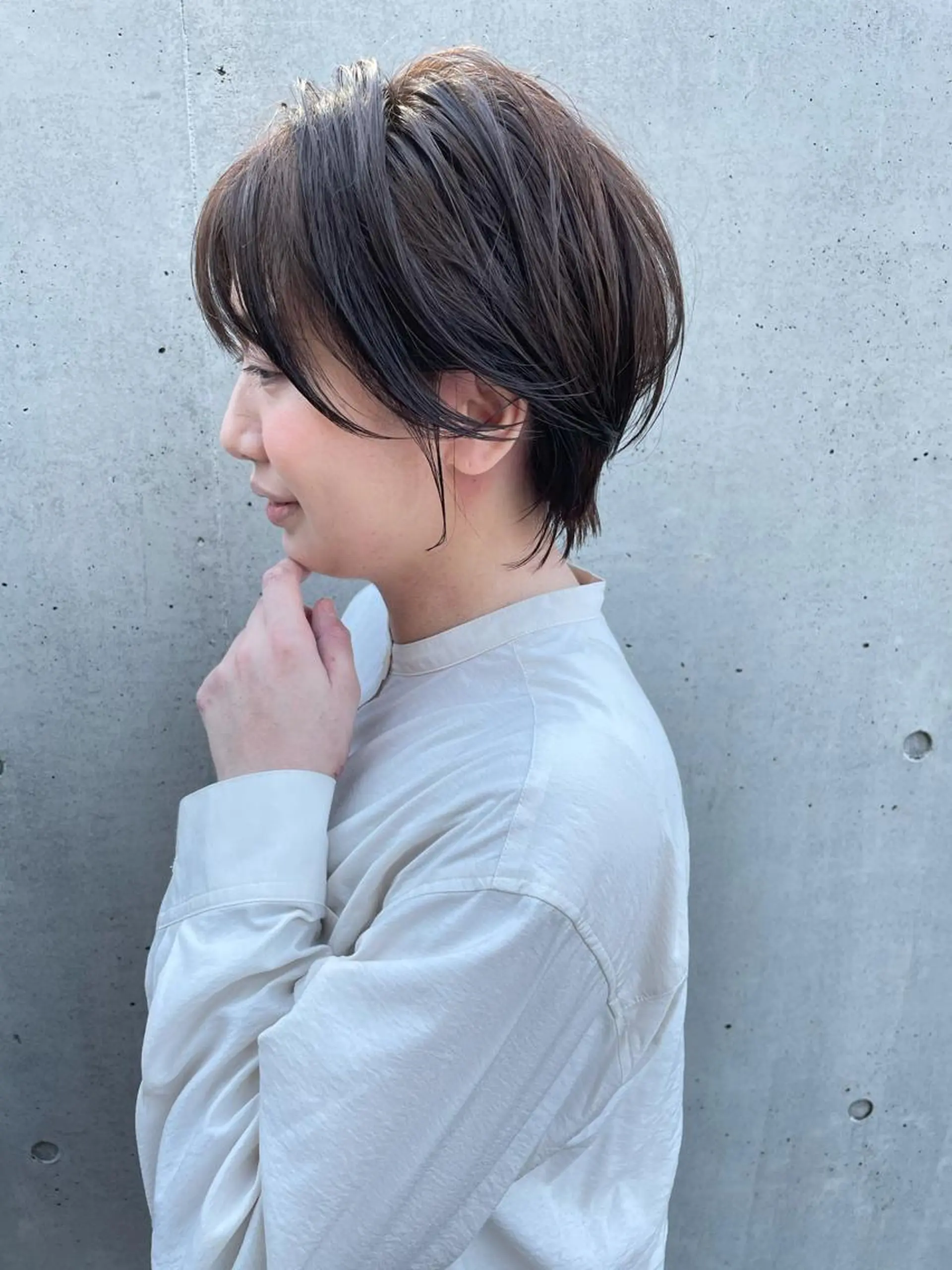 ショート ショートヘア 小顔カット カット ヘアカラー ✂️ショートの匠✂️ 國井慎平のヘアスタイル