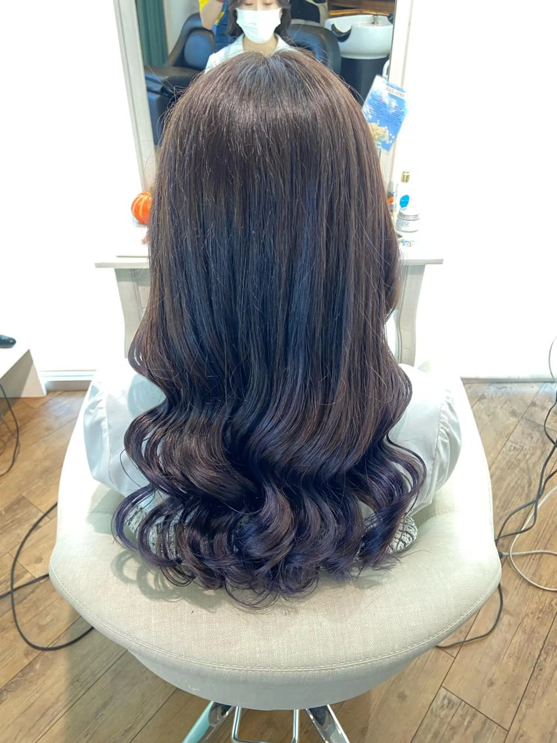 ロング カラー ヘアカラー トリートメント 🧸プルエクステ❤︎ ネイルKAO🧸のヘアスタイル