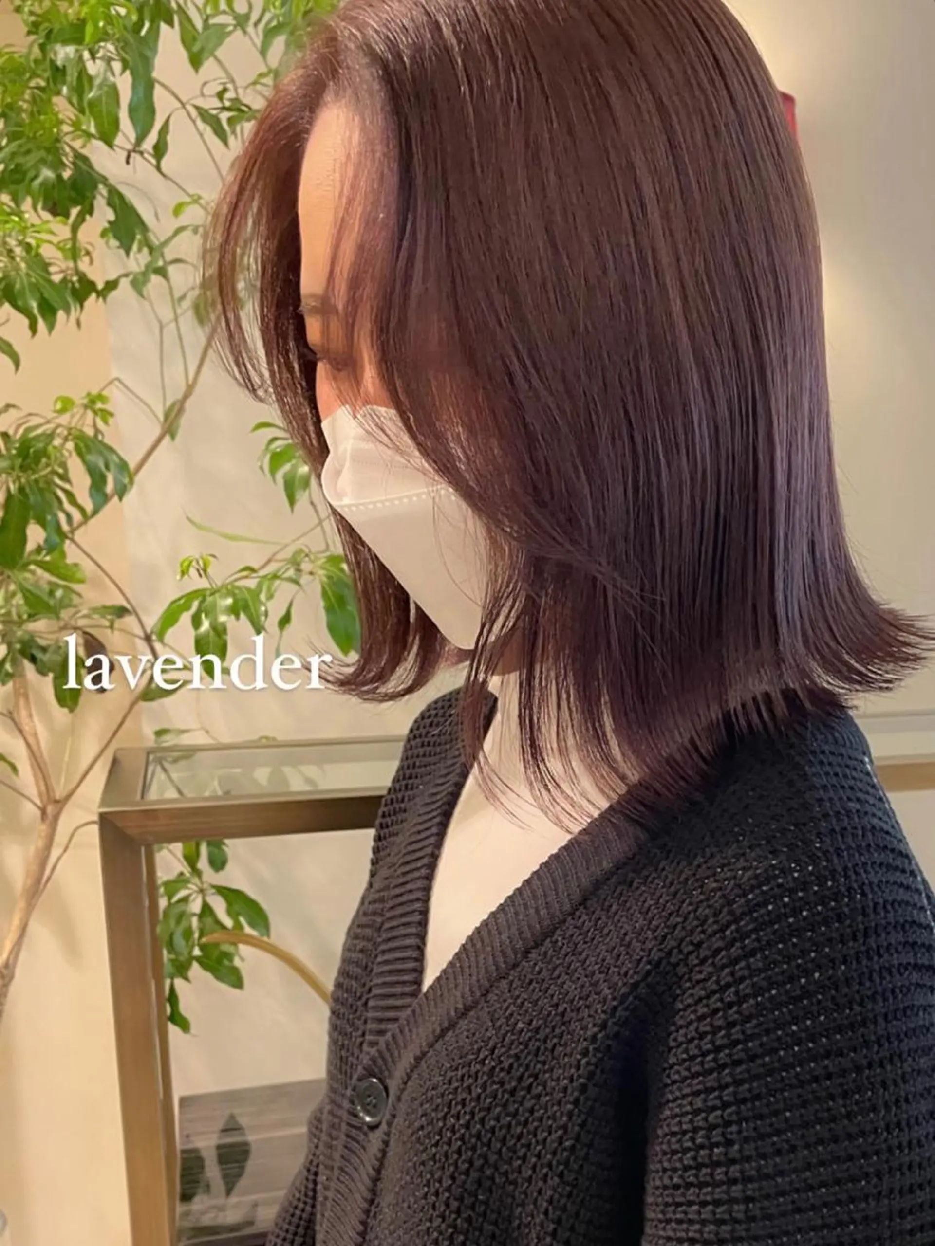 ミディアム カラー 似合わせ×くすみ カラー🤎yuukaのヘアスタイル