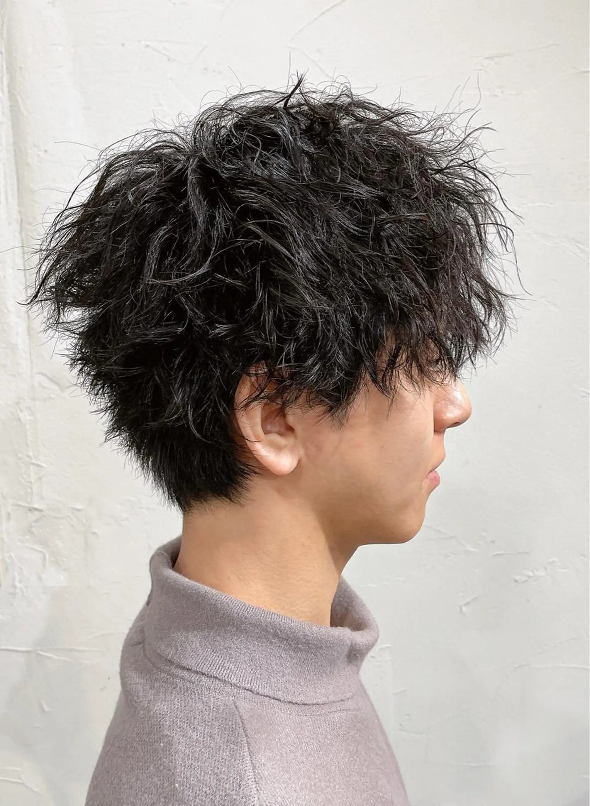 ショート メンズ カット パーマ かんばら りょーいのヘアスタイル