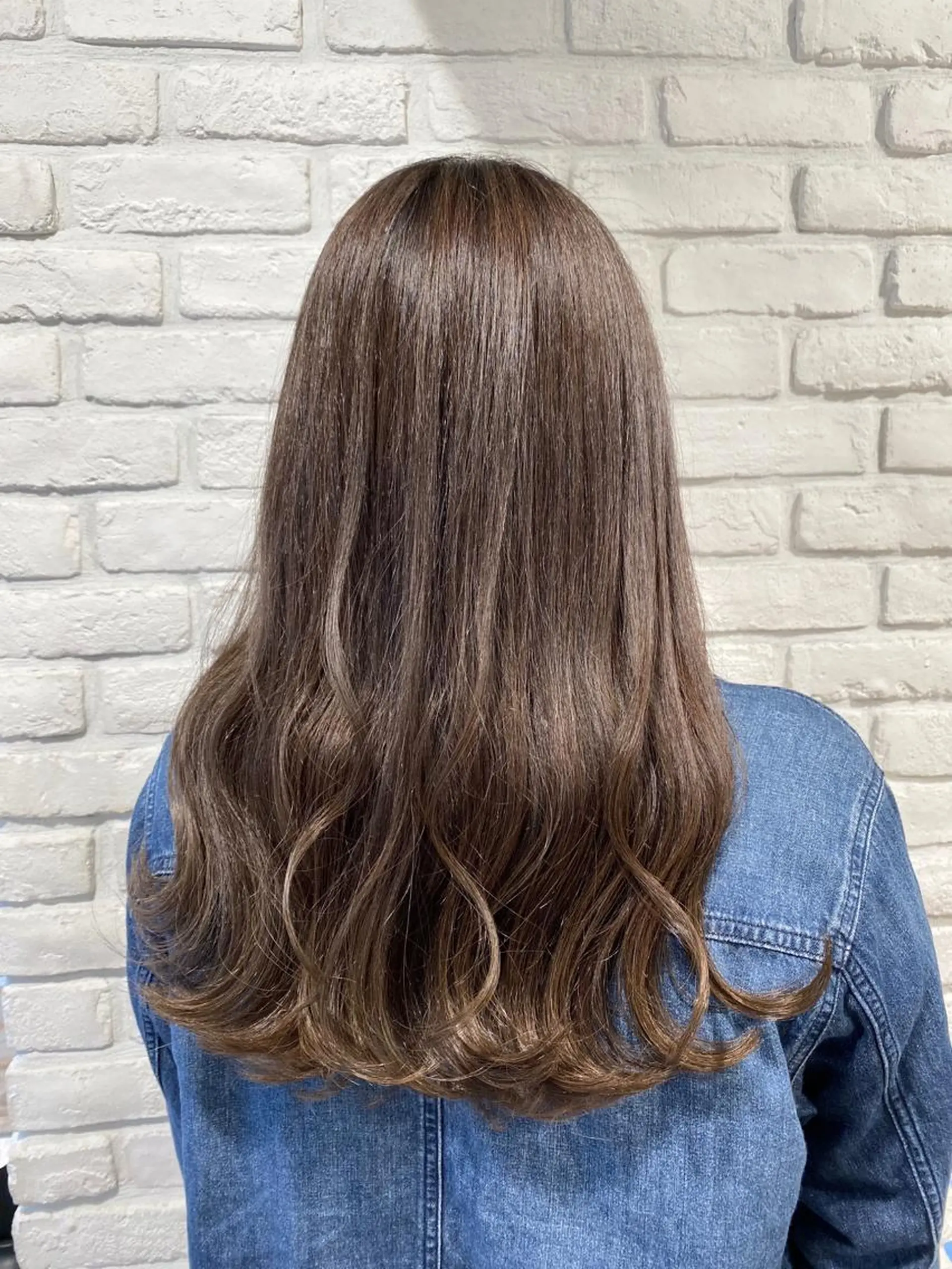 セミロング カラー ベージュカラー❤︎ 伊藤なつみのヘアスタイル