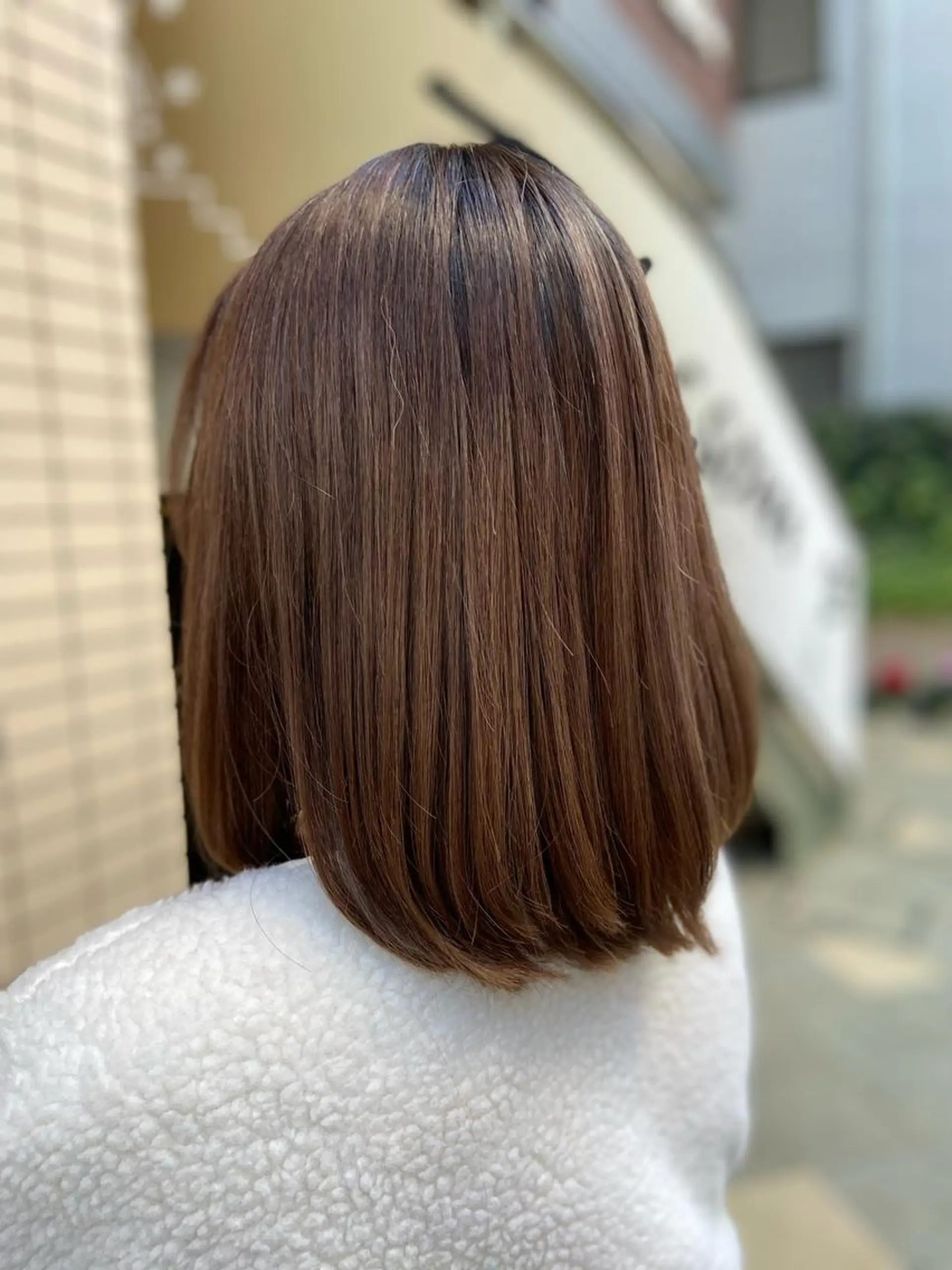 ミディアム カラー ヘアカラー 菊地 美憂のヘアスタイル