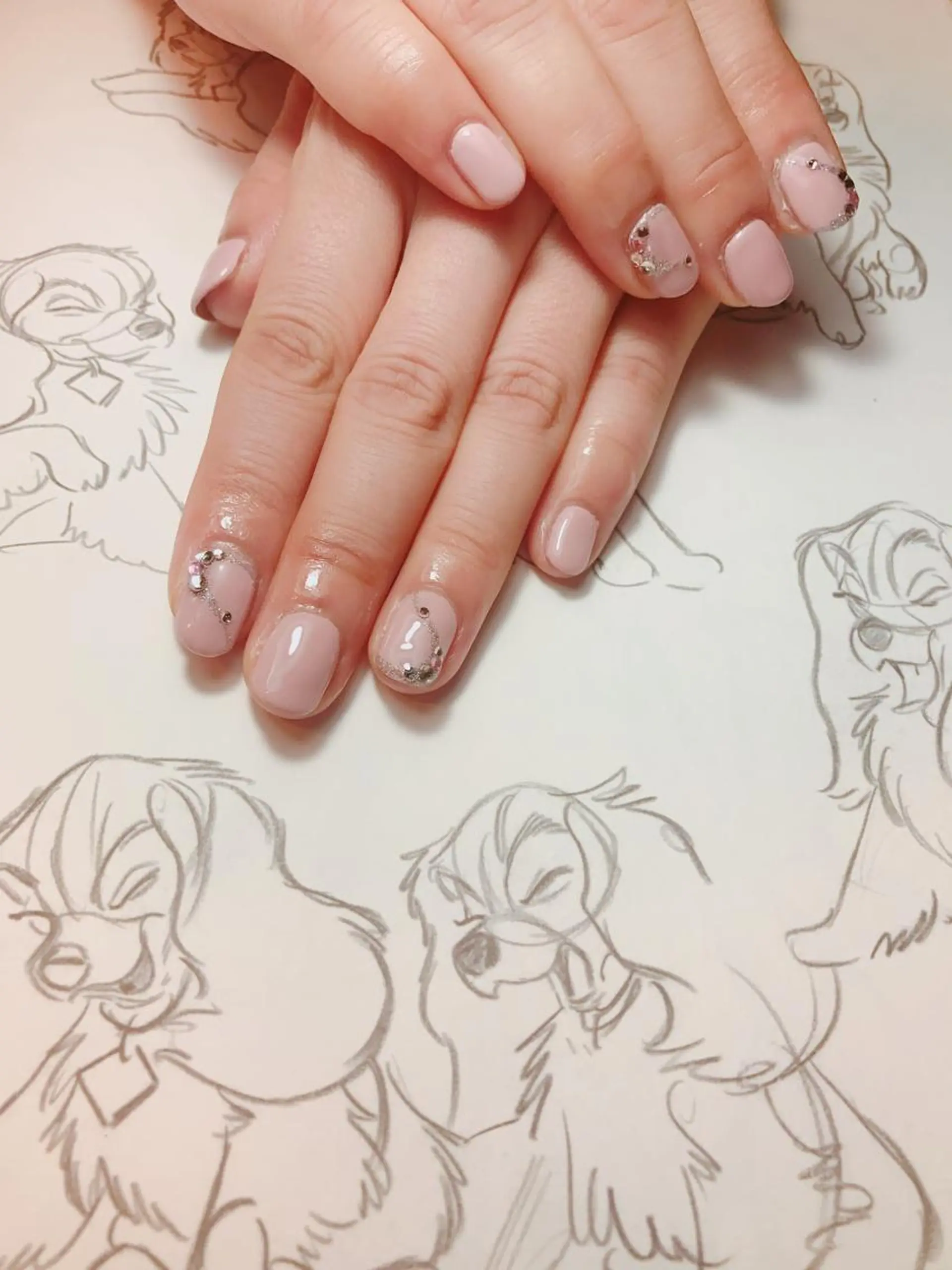 ネイル シンプルネイル owlnail /持込みデザイン専門のネイルデザイン