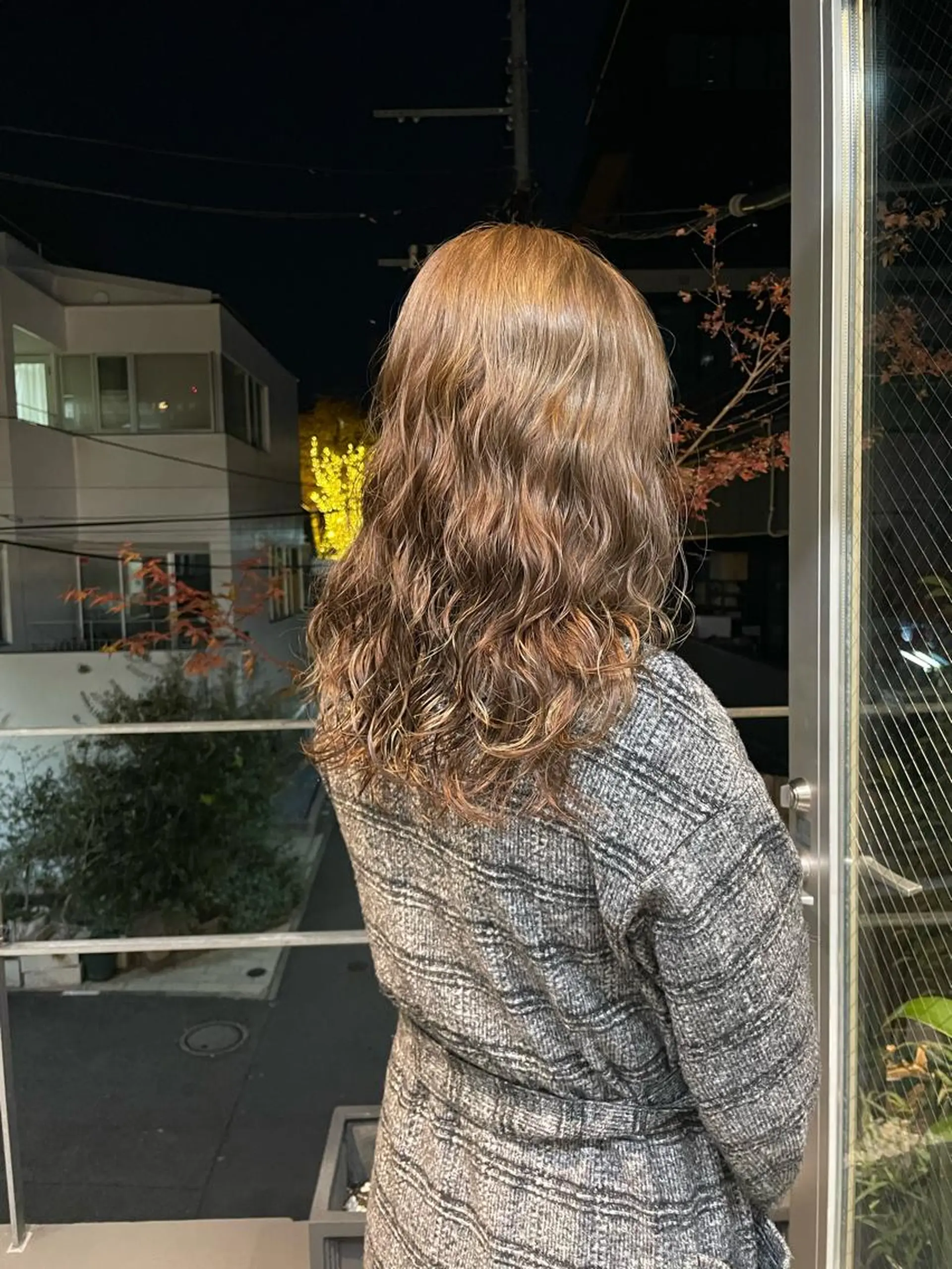 ミディアム カット ヘアカラー 佐伯 和佳のヘアスタイル