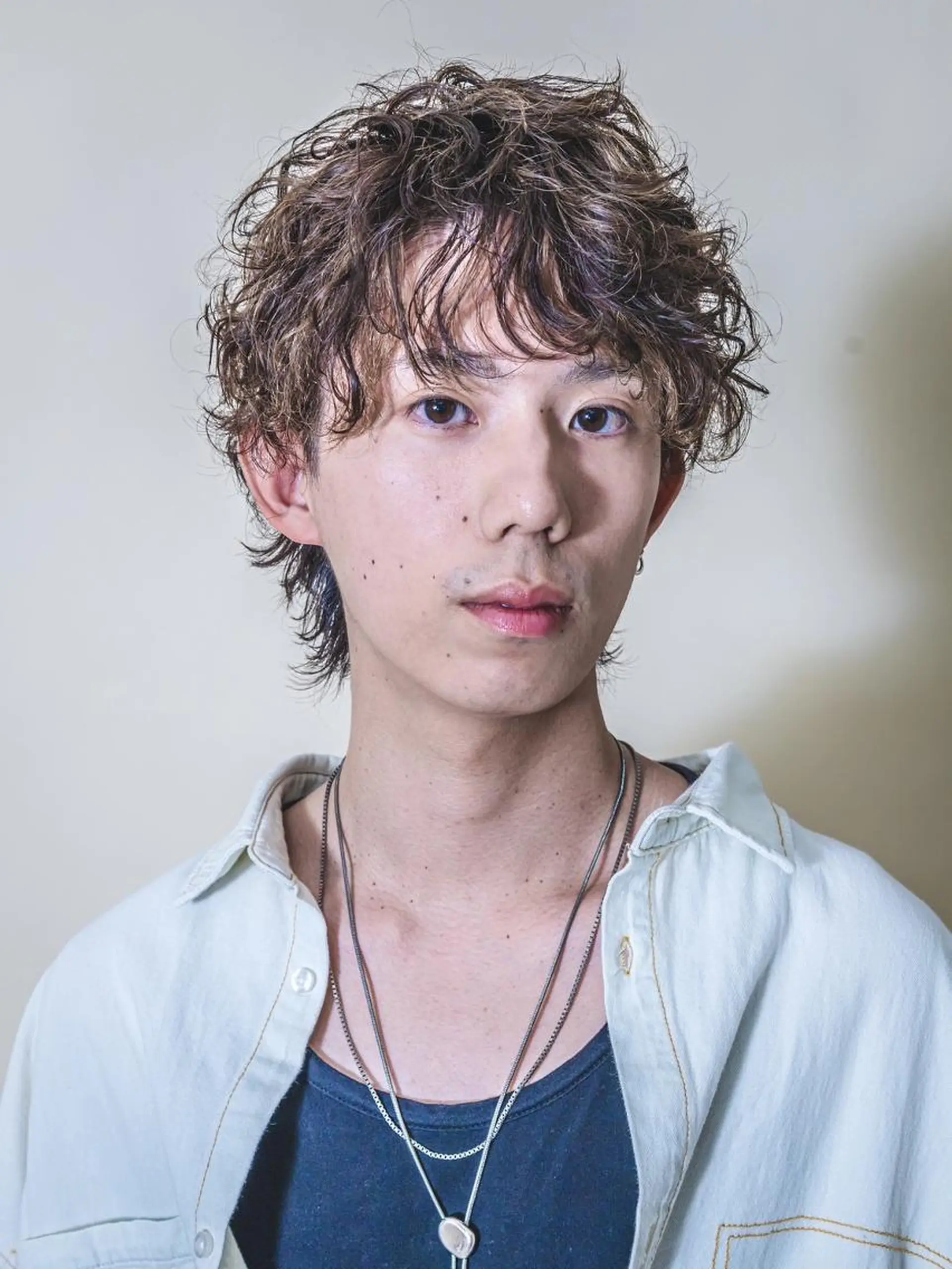 メンズ カット パーマ 熊谷 はつなのヘアスタイル