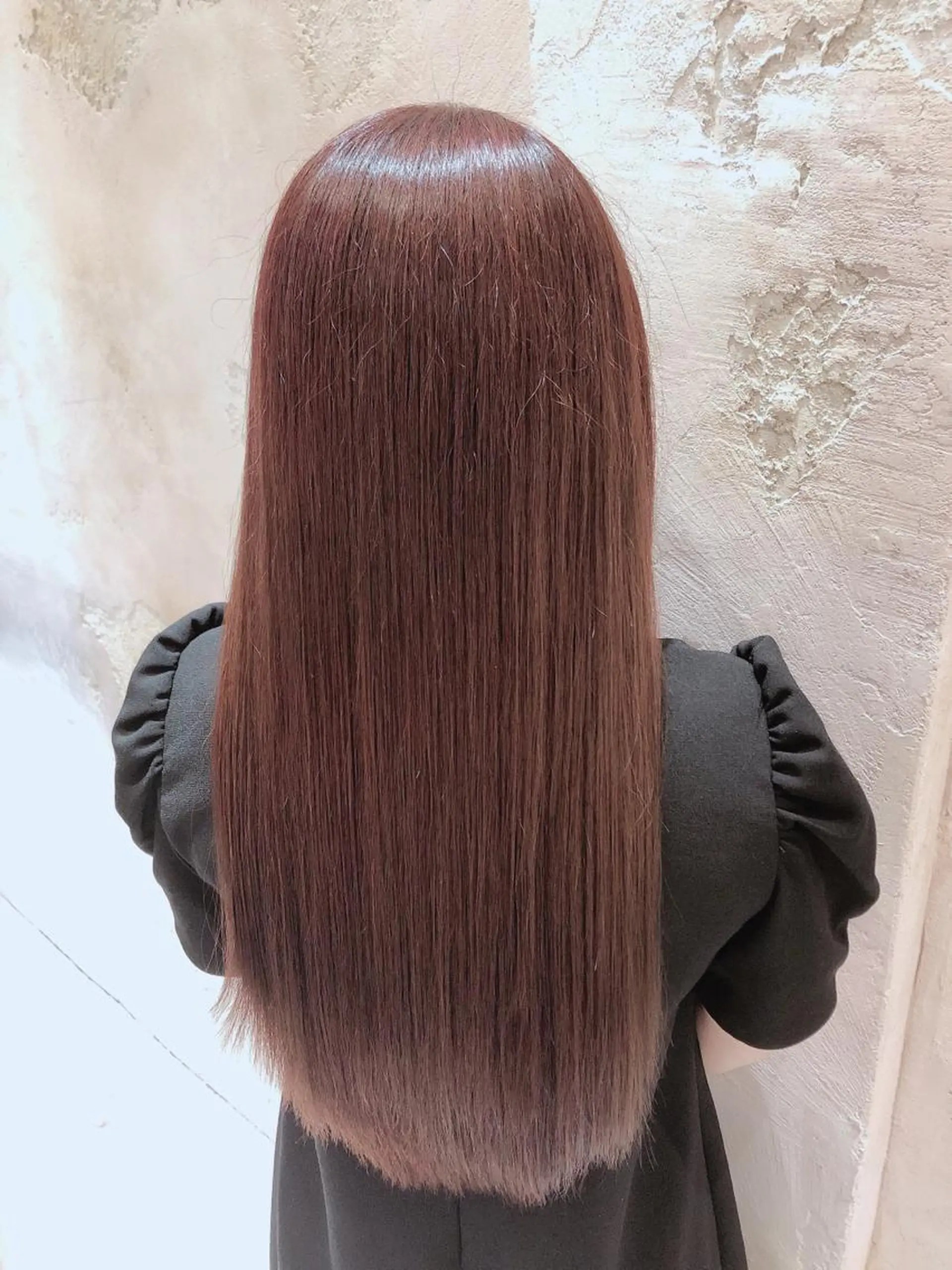 ロング カット ヘアカラー トリートメント 代表山口ひな 髪質改善のプロのヘアスタイル