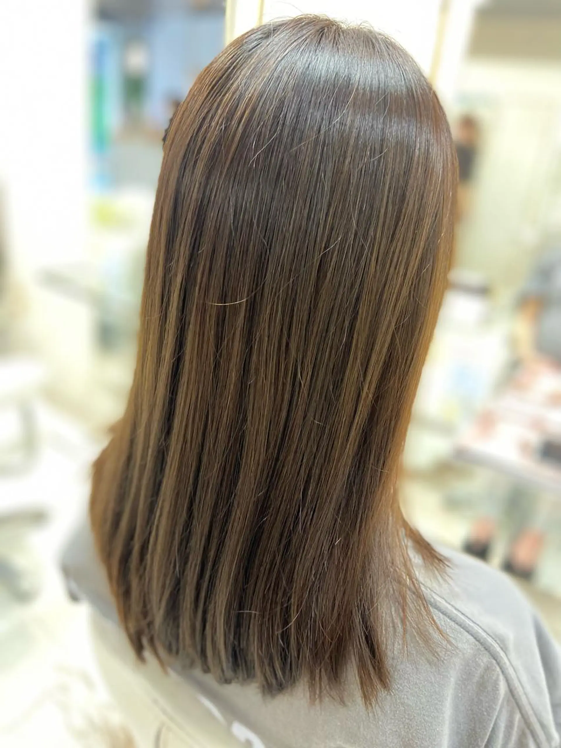 ロング カラー ヘアカラー トリートメント 菊地 美憂のヘアスタイル