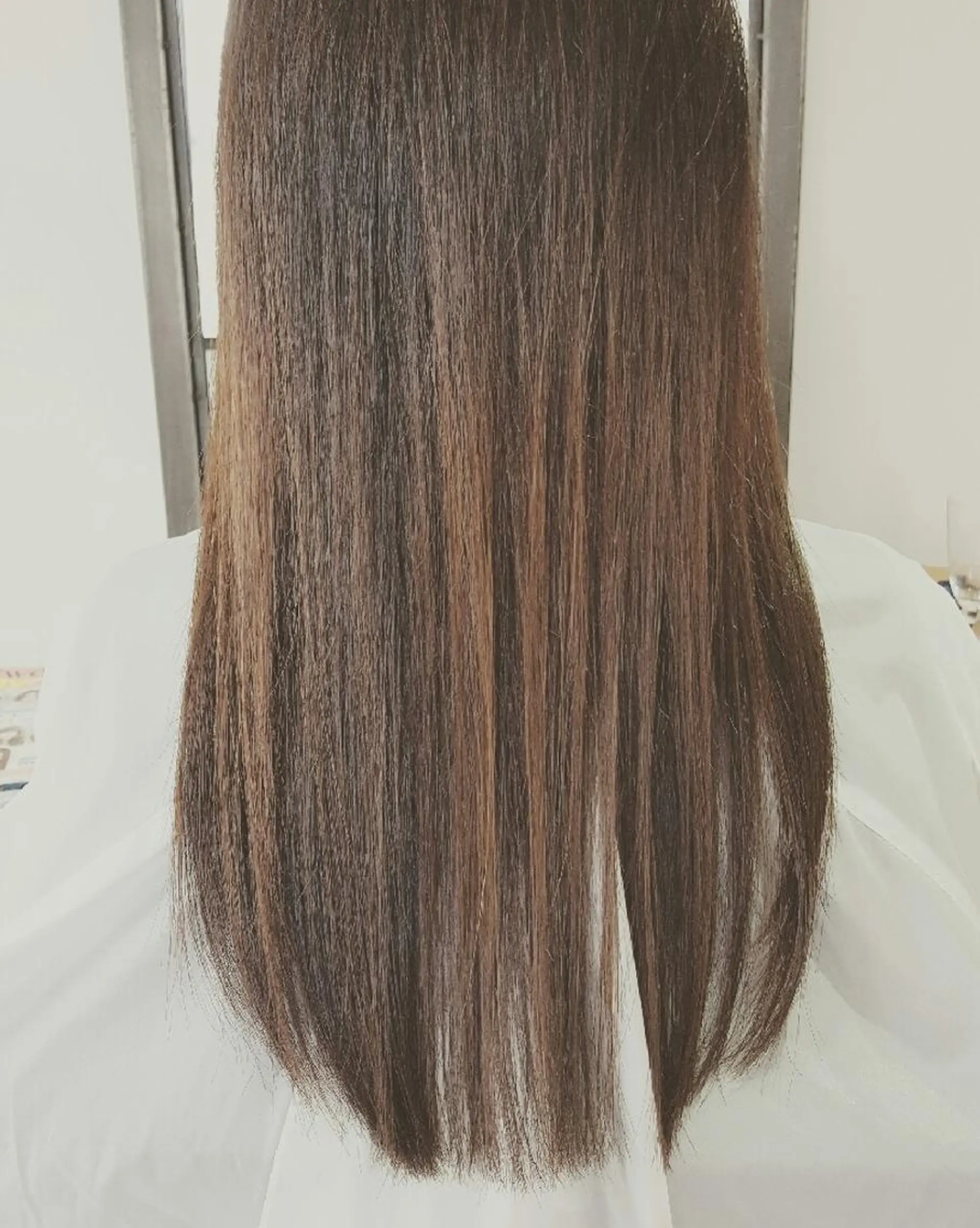 ロング 縮毛矯正 トリートメント spa hair  ark 富井直美のヘアスタイル